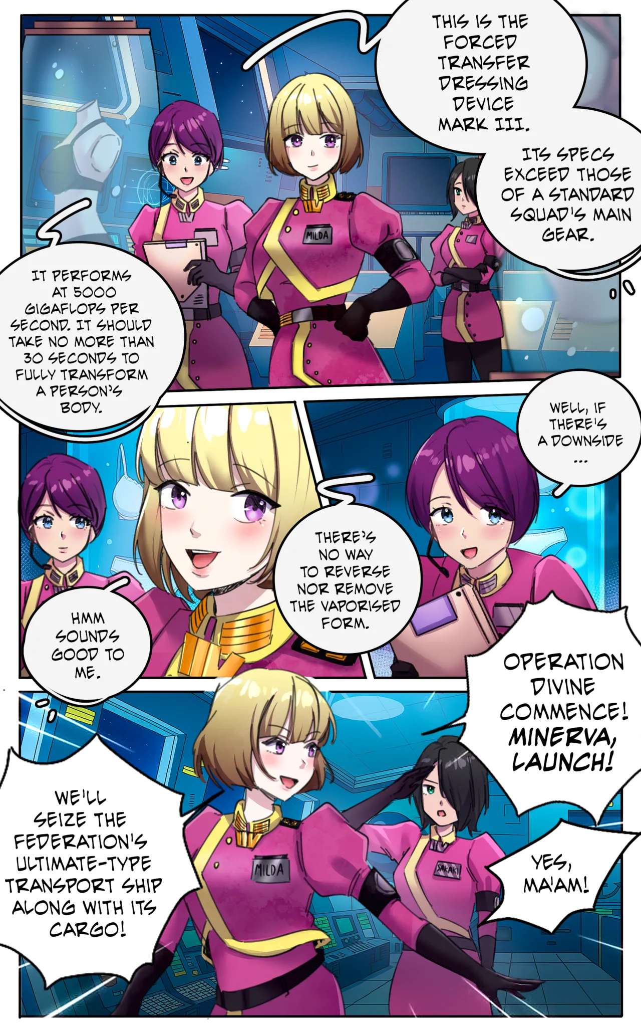 [MeowWithMe x Milda007]Female Clothing Vaporization of Shame[on-going] Page 2