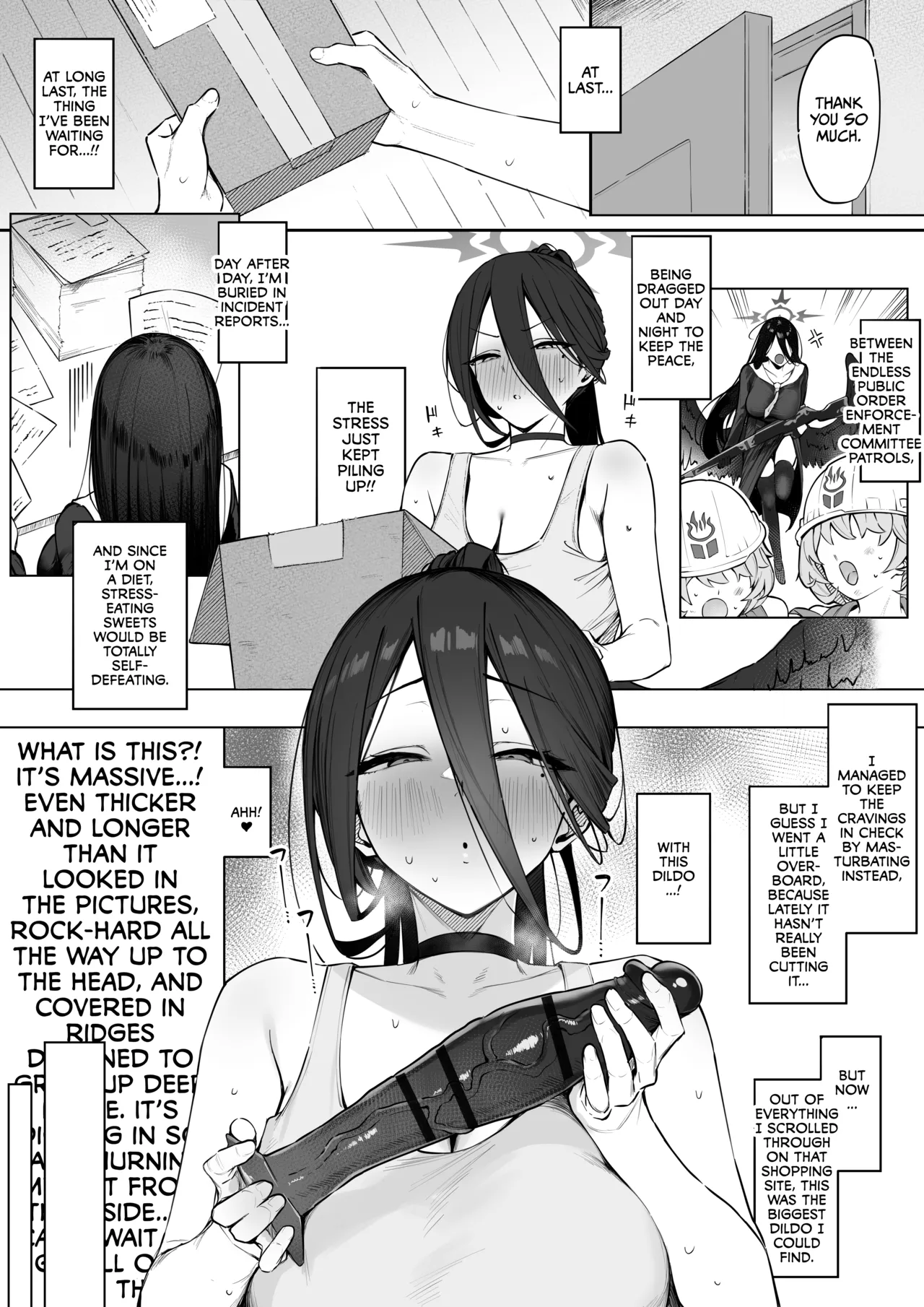 [Almondman]Hasumi-san no Kyuujitsu Onanie(Blue Archive) [English] [CulturedCommissions] Page 1
