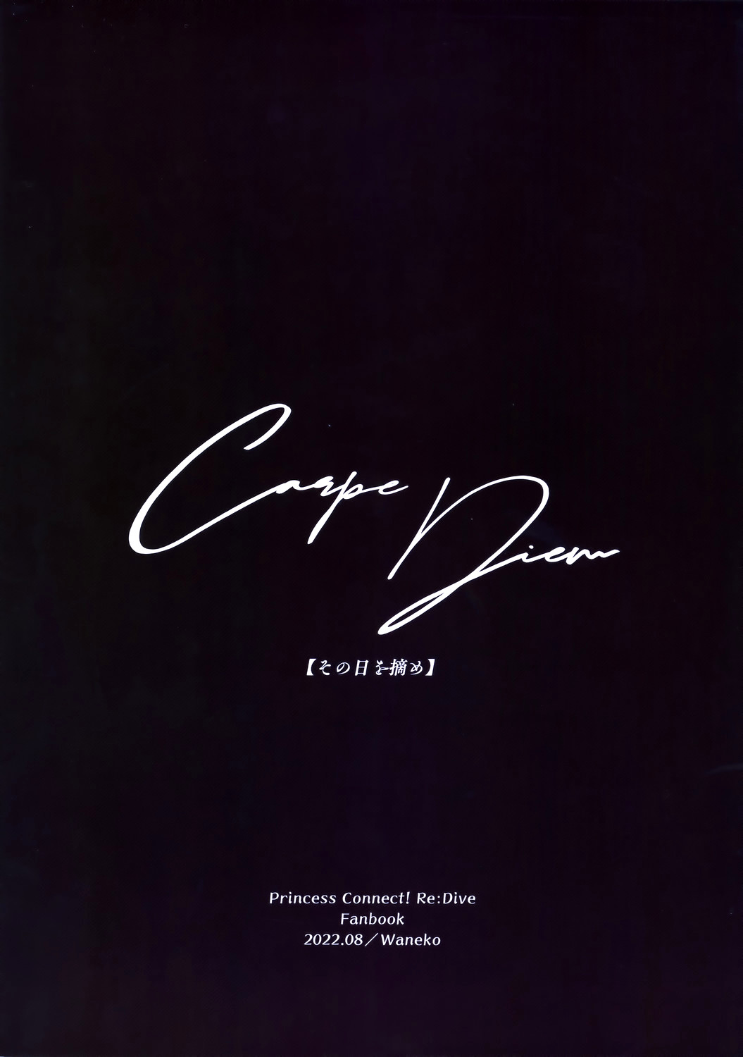 (C100) [Chouya Waneko (Chouya Waneko)]Carpe Diem[Sieze the Day] (Princess Connect! Re:Dive) Page 22