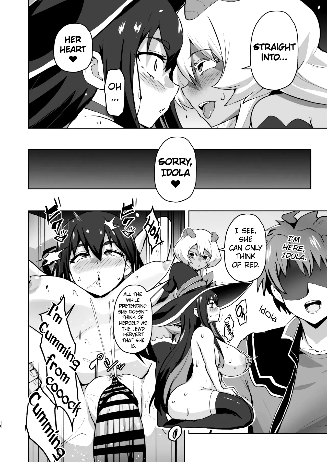 (C106) [Aheajifu (Sanatsuki)]Tokken Ero Mahou, Shiawase no Succubus Ochi(Sentai Red Isekai de Boukensha ni Naru) [English] [ChoriScans] Page 10