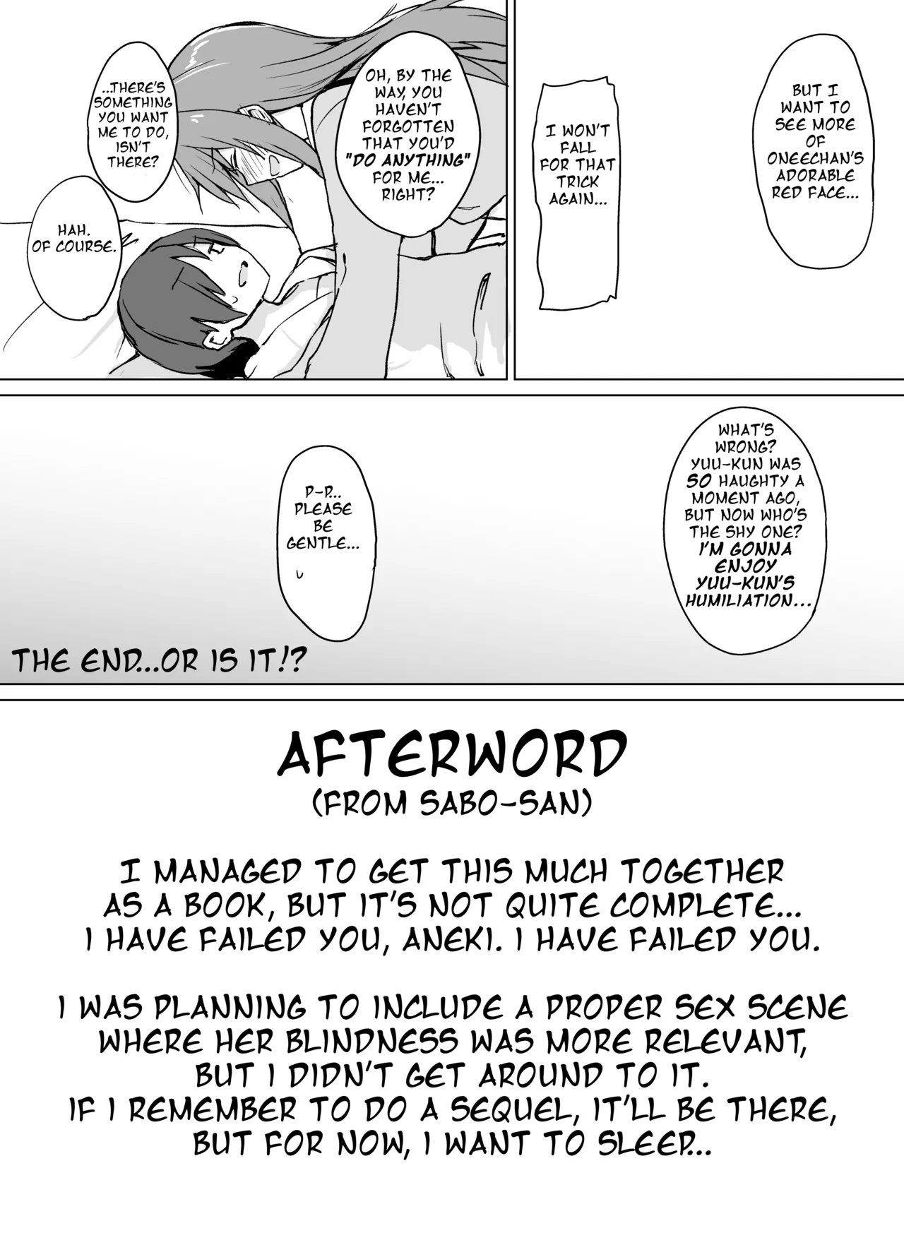 [+2 (Sabo)]Moumoku Uza-Garami Onee-chan to Chotto Ecchi na Wacha-Wacha Nakayoshi Hon.[English] [calg] [Digital] Page 14