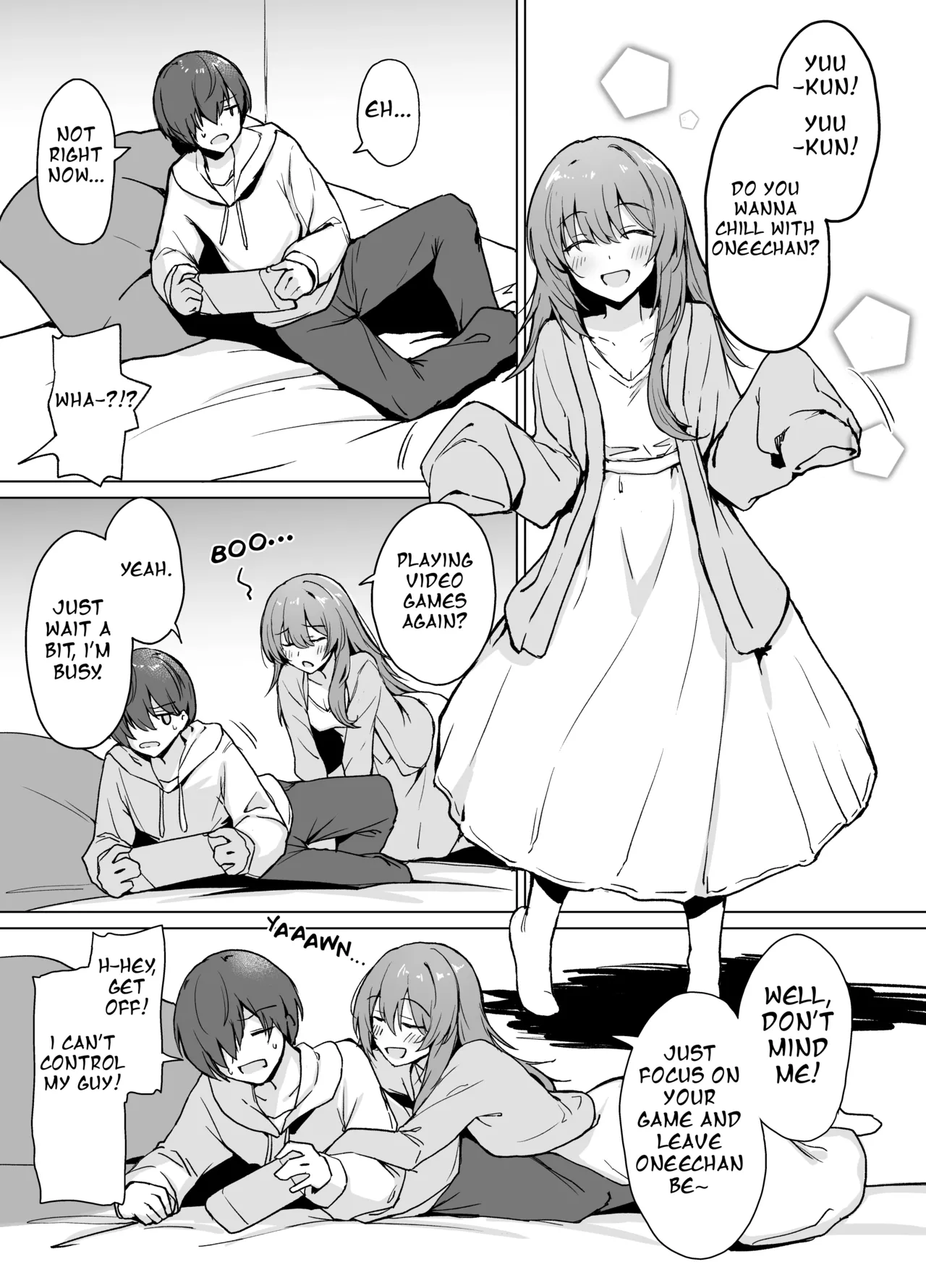 [+2 (Sabo)]Moumoku Uza-Garami Onee-chan to Chotto Ecchi na Wacha-Wacha Nakayoshi Hon.[English] [calg] [Digital] Page 2