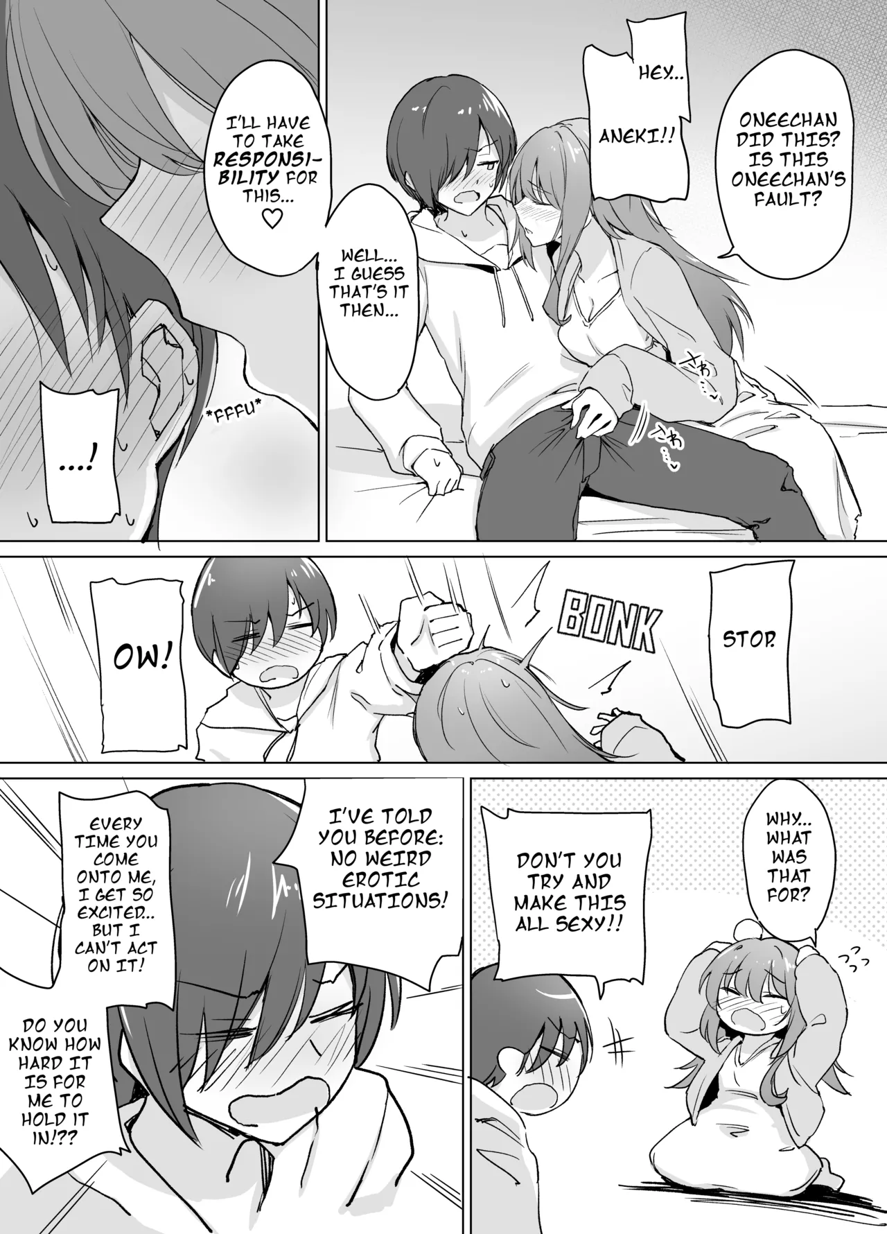 [+2 (Sabo)]Moumoku Uza-Garami Onee-chan to Chotto Ecchi na Wacha-Wacha Nakayoshi Hon.[English] [calg] [Digital] Page 5