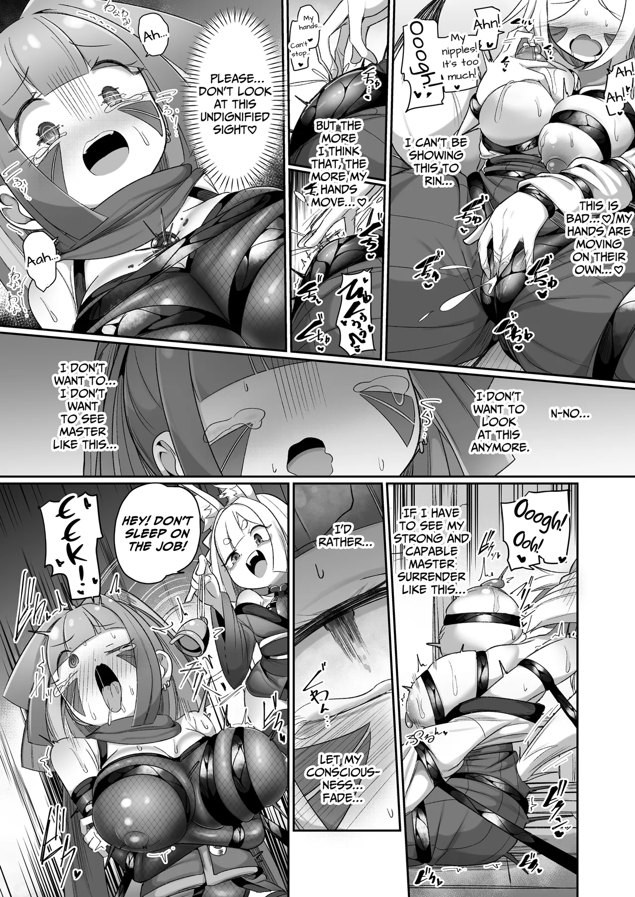 [Echie Kokufuku Aka (Monota)]Kunoichi Rin no Make Zome Choukyou -Atogaki- ~Somaru Futari no Himitsu Ana~ | Kunoichi Rin’s Loser Training - After ~The Two Ninjas’ Sullied Nodes~[English] [IXIA WORKS] Page 25