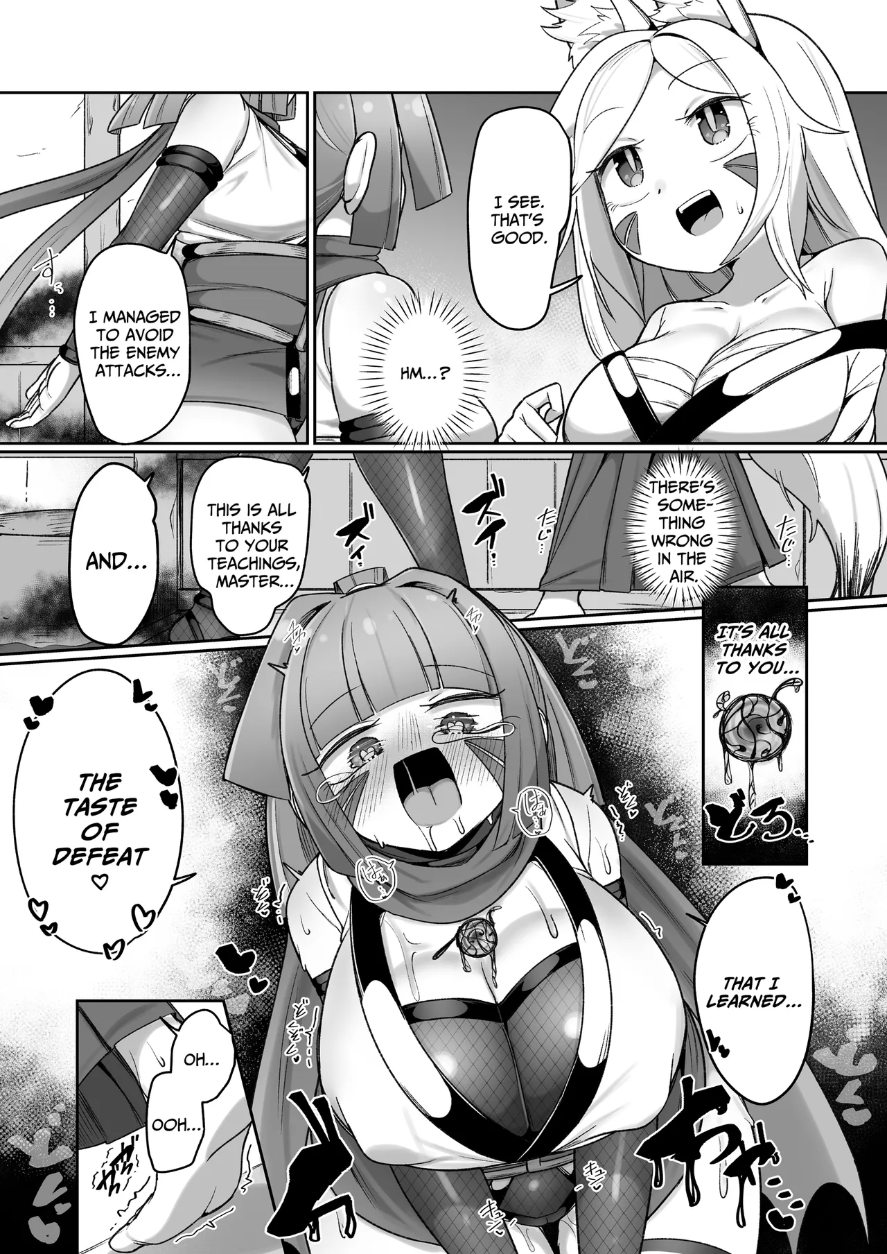 [Echie Kokufuku Aka (Monota)]Kunoichi Rin no Make Zome Choukyou -Atogaki- ~Somaru Futari no Himitsu Ana~ | Kunoichi Rin’s Loser Training - After ~The Two Ninjas’ Sullied Nodes~[English] [IXIA WORKS] Page 6