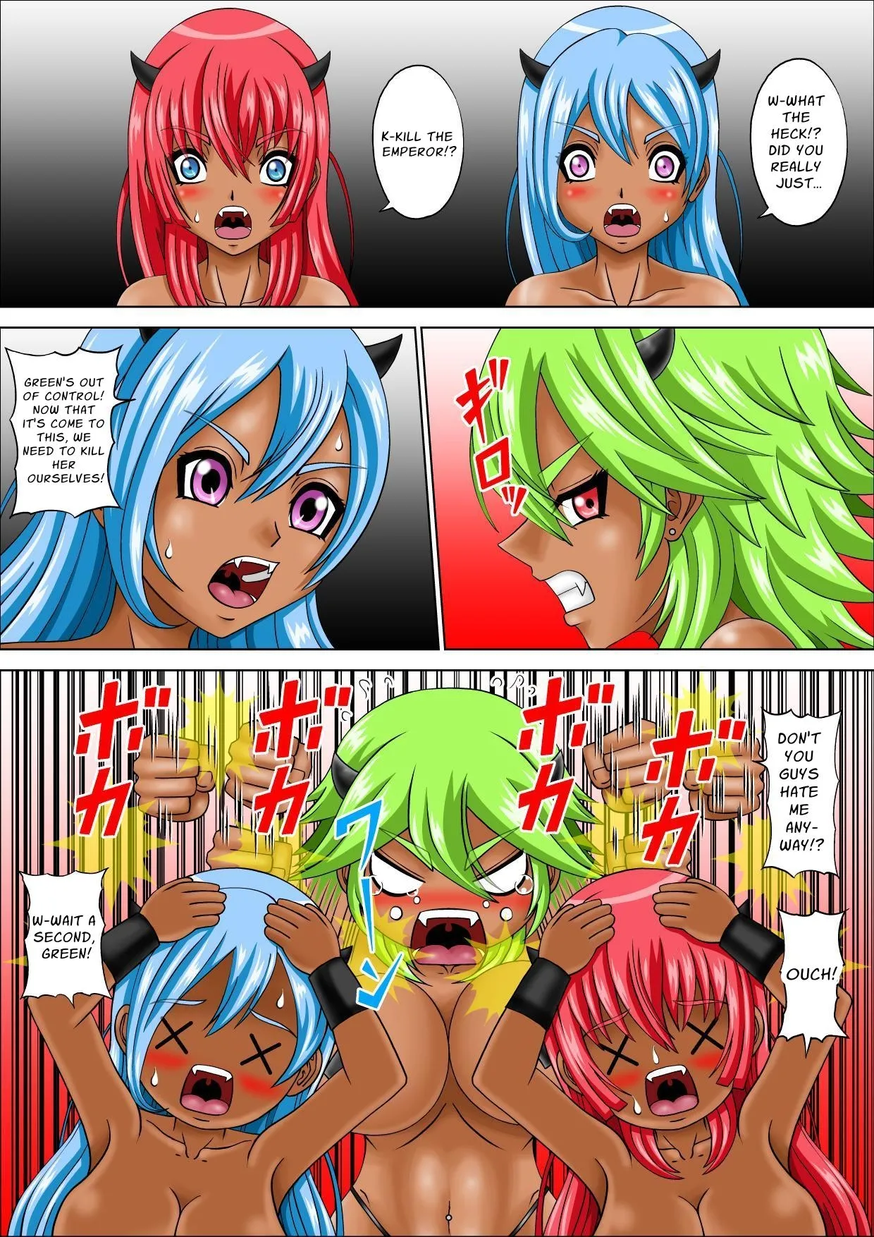 [Pyramid House]Maiden Rangers Virginger 3 ~ Delinquent Green's Corruption! ~ Page 29