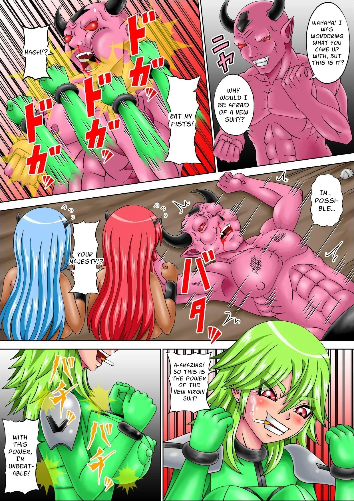 [Pyramid House]Maiden Rangers Virginger 3 ~ Delinquent Green's Corruption! ~ Page 7