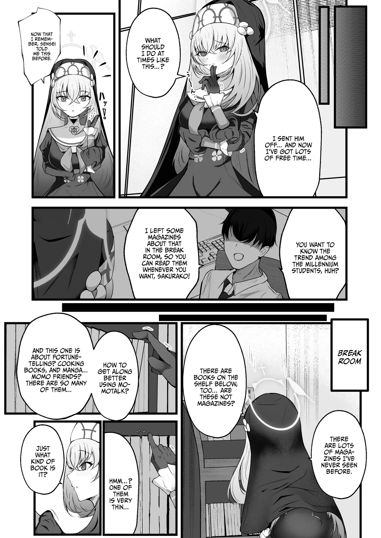 [Huyu no Tataki (Huyugatuo)]Kou Iu no ga Osuki nano desu yo ne | You Really Like This Kind Of Stuff, Don't You?(Blue Archive) [English] {Doujins.com} [Digital] Page 3