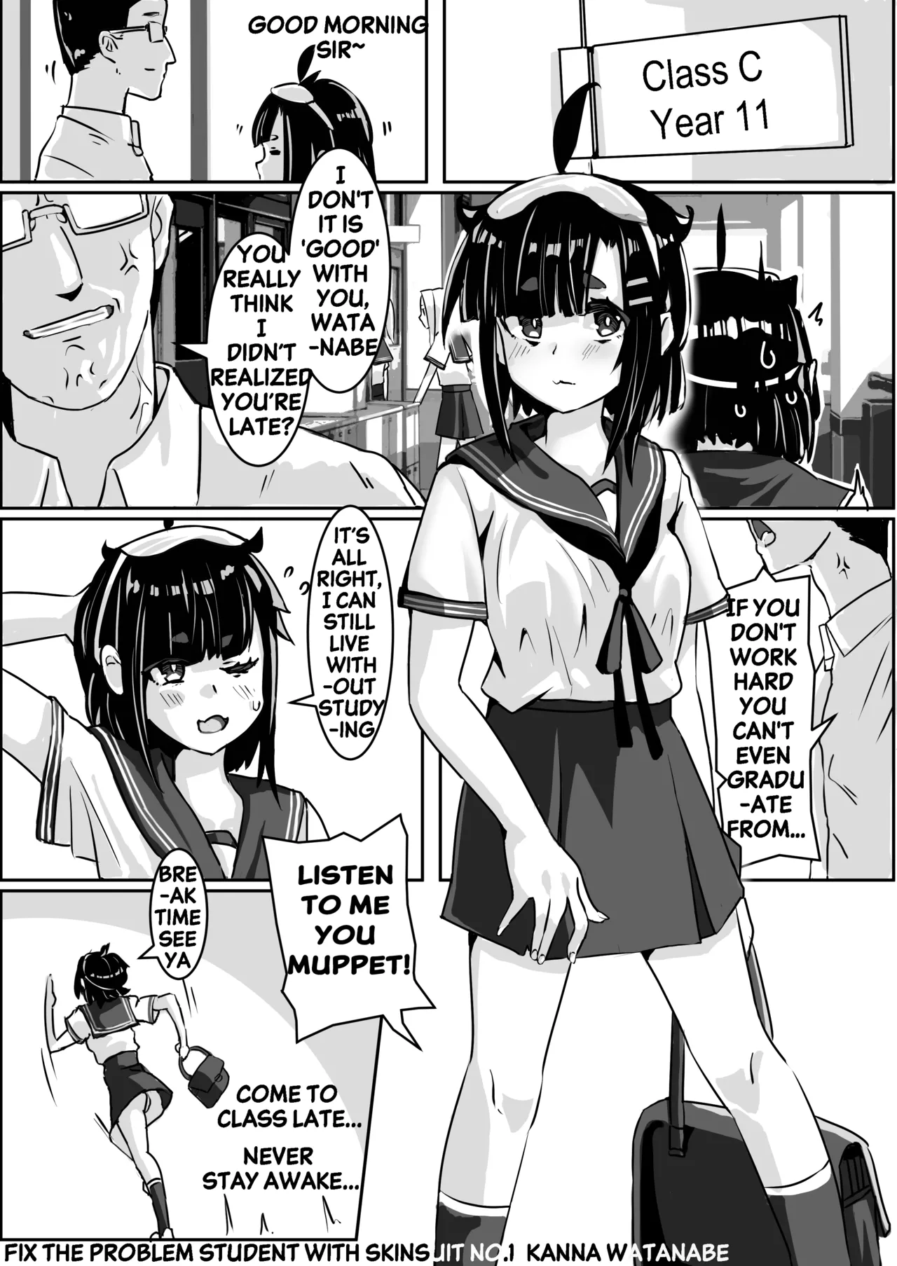 [Kerberus]Fix the problem student with skinsuit 1~3 Page 2