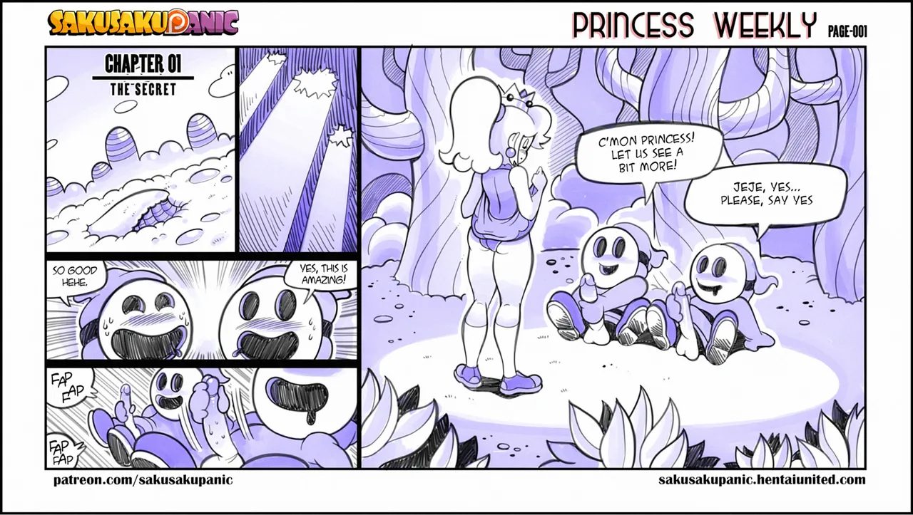 Sakurakasugano Sakusakupanic Princess Weekly #1 Page 1