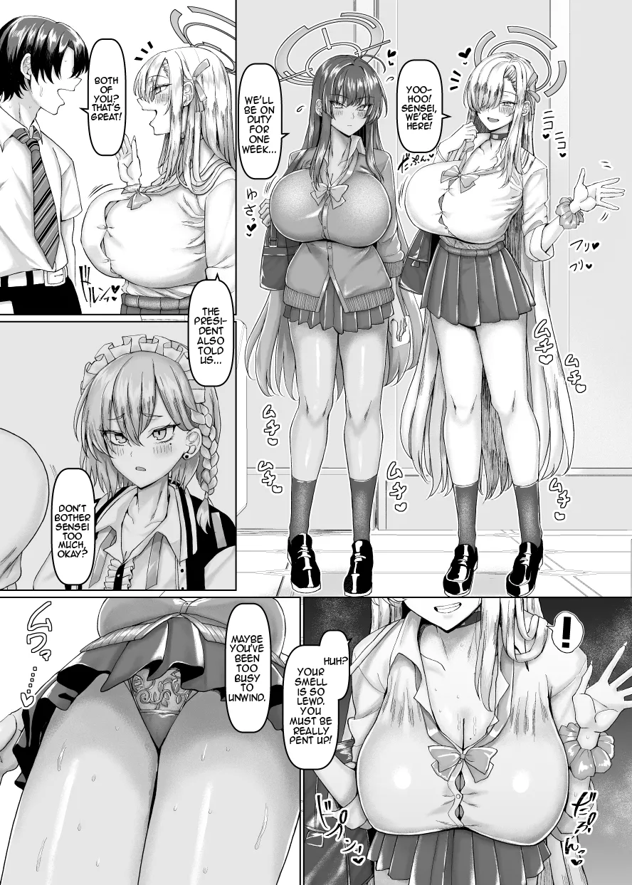 [Chinchintei (chin)]Beroberobuchubuchu Sensei Touban(Blue Archive) [English] {Doujins.com} [Digital] Page 2