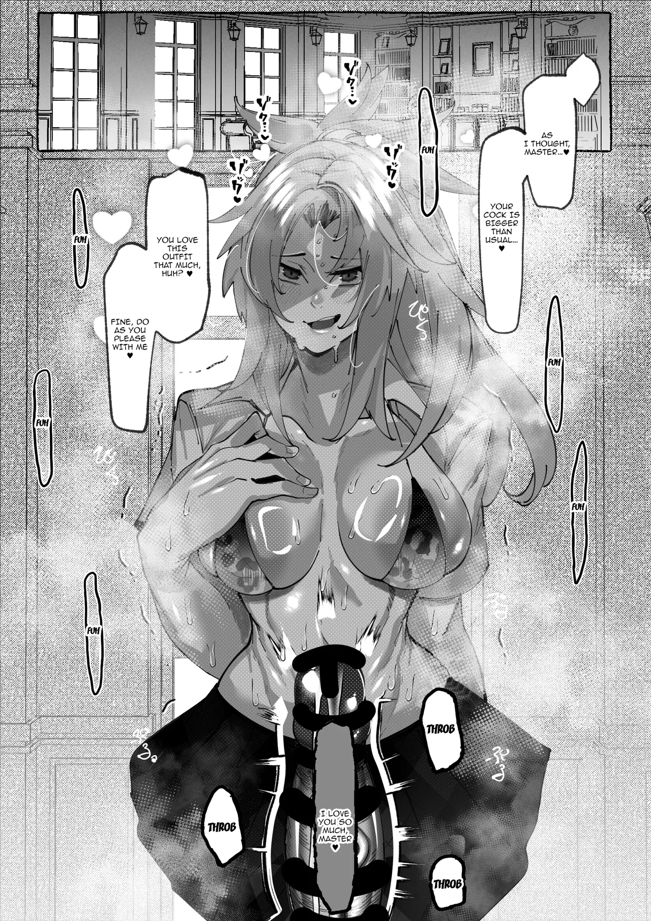 [Konatuiro (Mr.way)]Caenis to Mordred no Master Ian Pakopako Kyuusokubi | Caenis And Mordred's Master Soothing Fuckfest Holiday(Fate/Grand Order) [English] {Doujins.com} Page 9