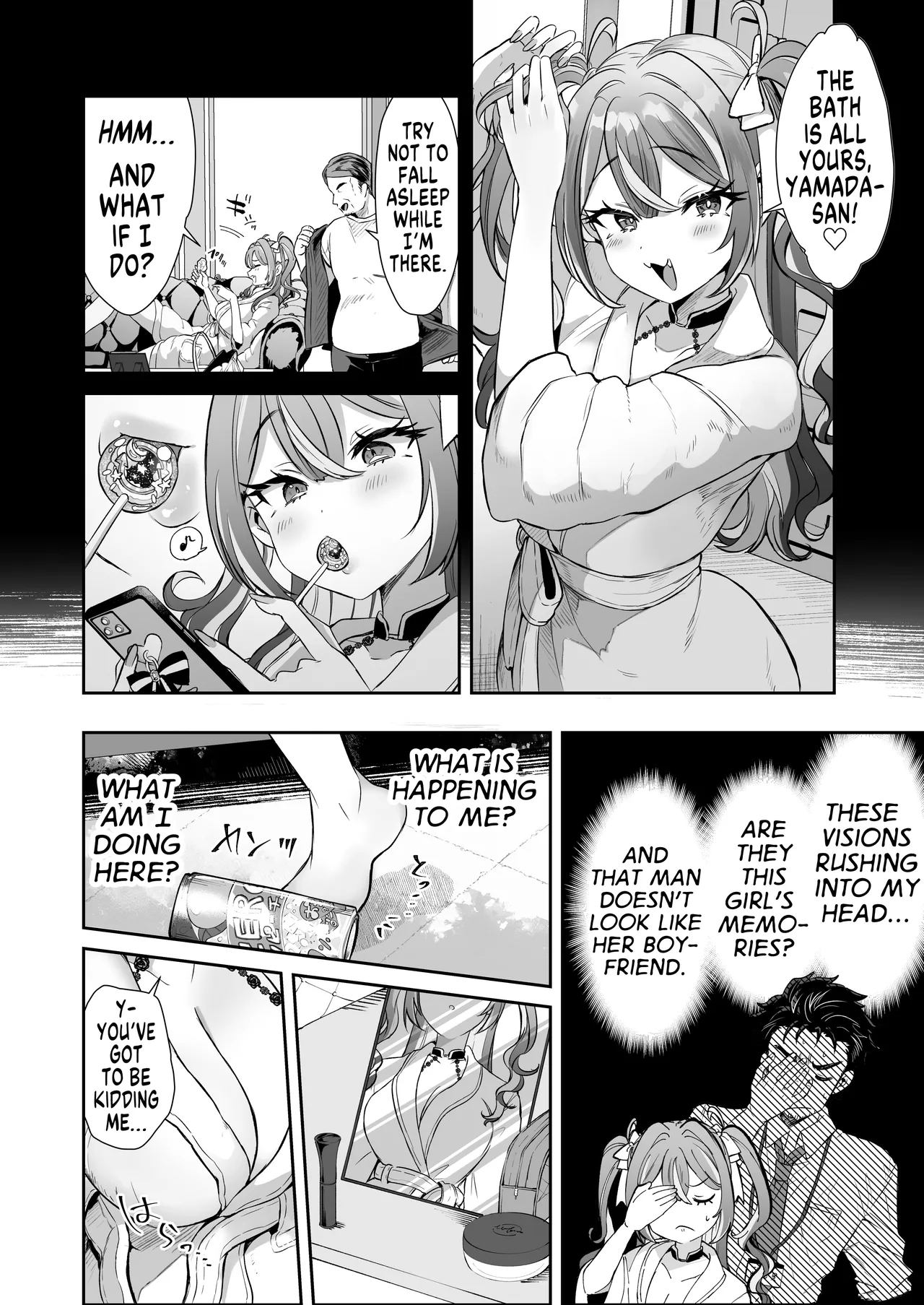 [ZUZUZU (Kamiya Zuzu)]Pien na Ore, Shachiku na Watashi. ~Kinou made Black datta noni, Okitara Sekai ga Pink ni Somattete Kusa Nan da ga~ - A pien me, A slave me. It was a black company until yesterday, but when i woke up, the world was dyed in Plonk and i can't help but laugh[English] [GTF] Page 10