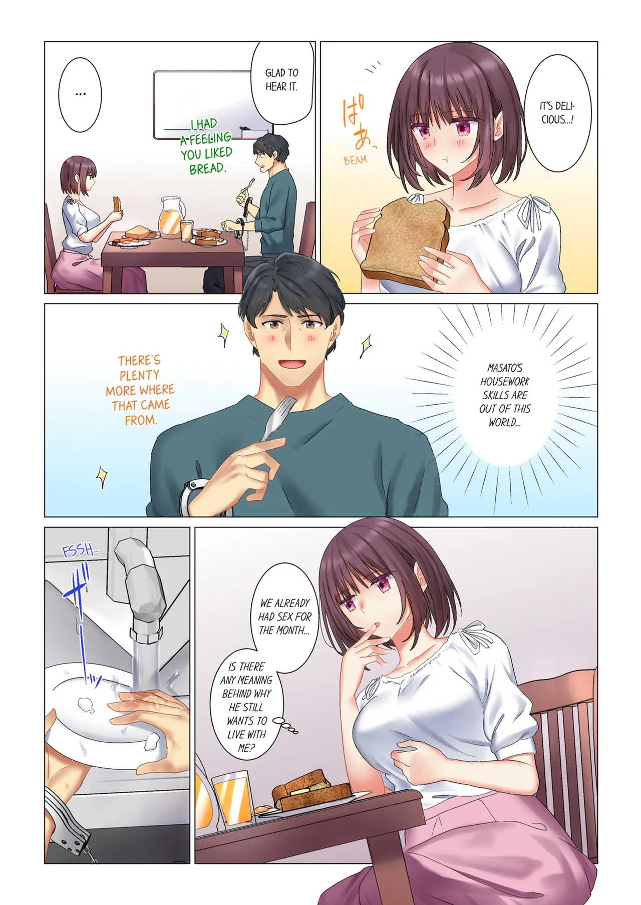 [Nanakusa Amane]Cool na Niizuma to no Shinkon Seikatsu wa Amari ni mo... Yarashikatta  | Our Kinky Newlywed Life Vol. 1-3[English] [Decensored] [Ongoing] Page 103