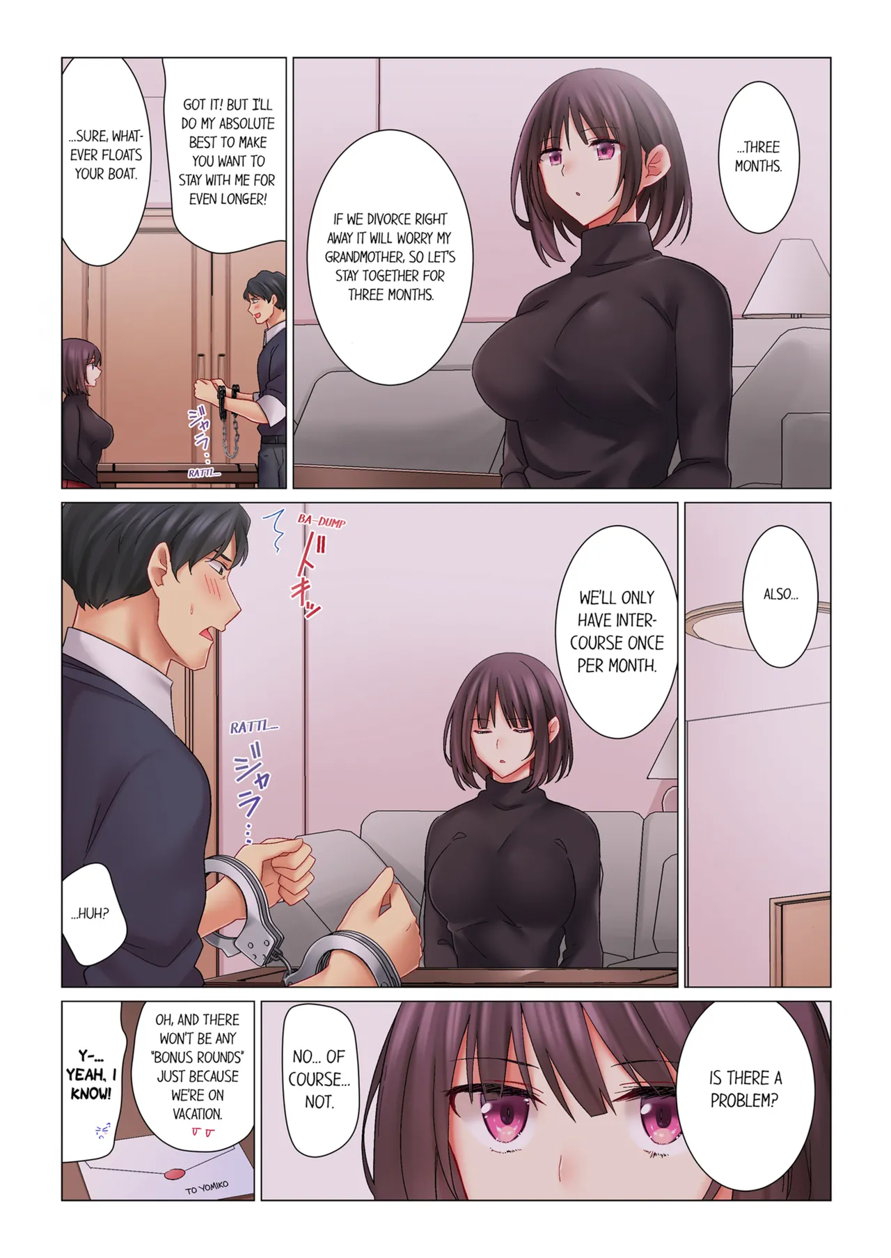 [Nanakusa Amane]Cool na Niizuma to no Shinkon Seikatsu wa Amari ni mo... Yarashikatta  | Our Kinky Newlywed Life Vol. 1-3[English] [Decensored] [Ongoing] Page 77
