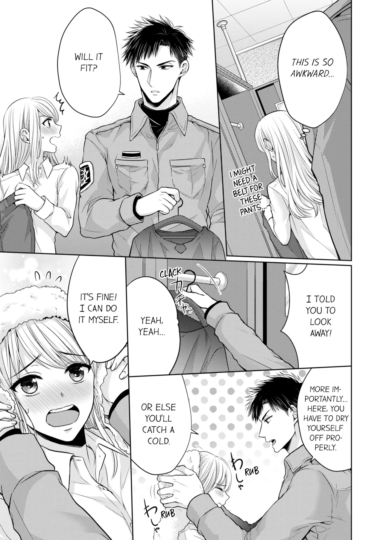 [Kawano Tanishi]Yubisaki Kara Honki no Netsujō ～ Chara Otoko Shōbōshi wa Massuguna me de Watashi o Daita ～ | Fire in His Fingertips Vol. 1-3[English] [Decensored] [Ongoing] Page 104
