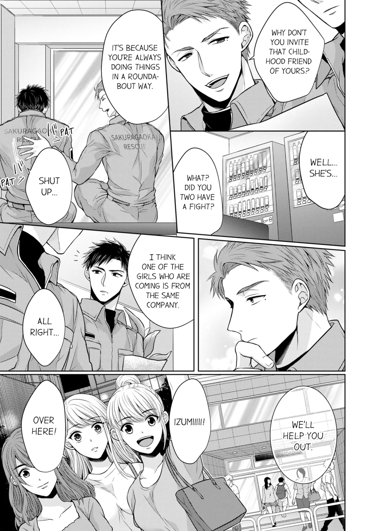 [Kawano Tanishi]Yubisaki Kara Honki no Netsujō ～ Chara Otoko Shōbōshi wa Massuguna me de Watashi o Daita ～ | Fire in His Fingertips Vol. 1-3[English] [Decensored] [Ongoing] Page 120