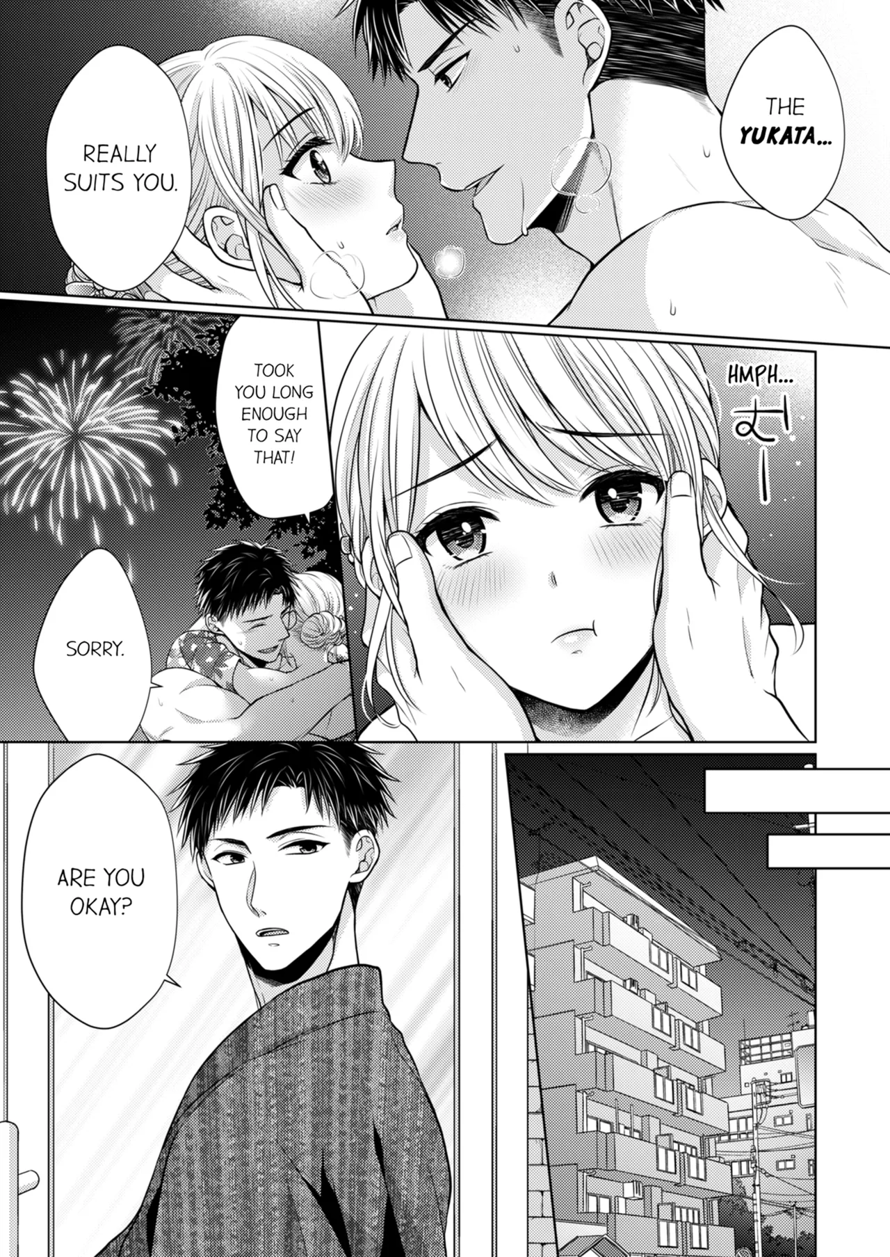 [Kawano Tanishi]Yubisaki Kara Honki no Netsujō ～ Chara Otoko Shōbōshi wa Massuguna me de Watashi o Daita ～ | Fire in His Fingertips Vol. 1-3[English] [Decensored] [Ongoing] Page 155