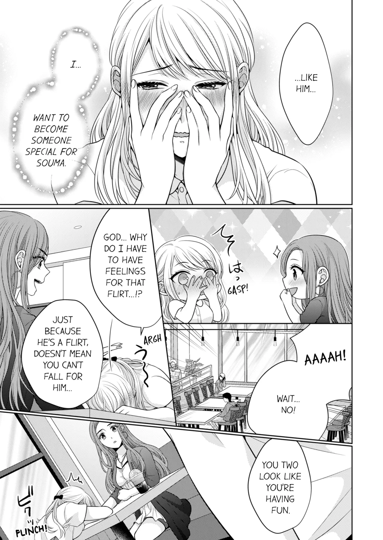 [Kawano Tanishi]Yubisaki Kara Honki no Netsujō ～ Chara Otoko Shōbōshi wa Massuguna me de Watashi o Daita ～ | Fire in His Fingertips Vol. 1-3[English] [Decensored] [Ongoing] Page 215