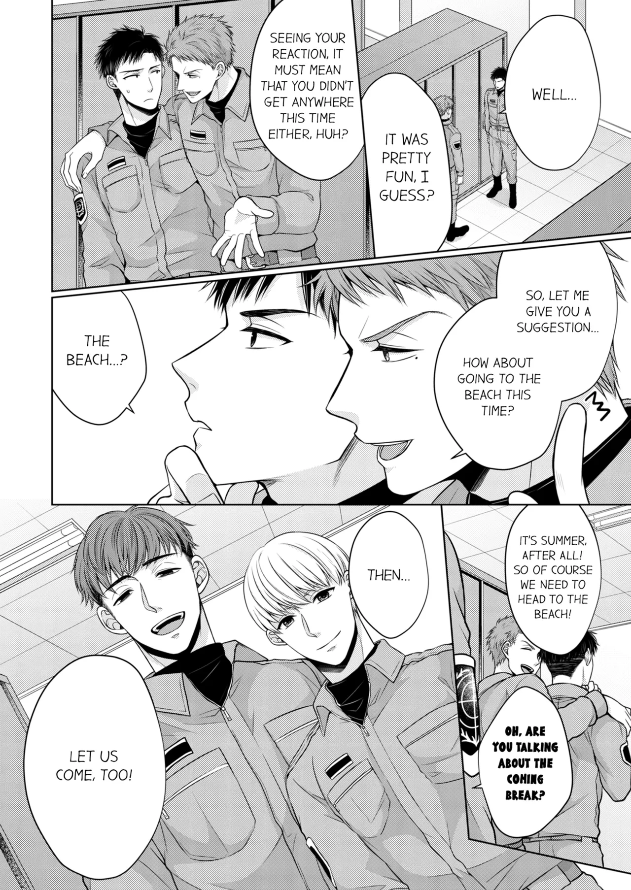 [Kawano Tanishi]Yubisaki Kara Honki no Netsujō ～ Chara Otoko Shōbōshi wa Massuguna me de Watashi o Daita ～ | Fire in His Fingertips Vol. 1-3[English] [Decensored] [Ongoing] Page 220