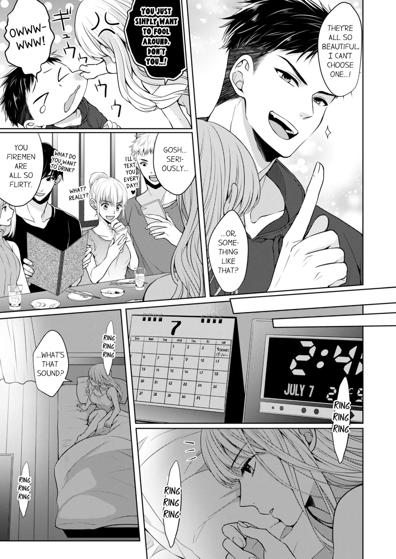 [Kawano Tanishi]Yubisaki Kara Honki no Netsujō ～ Chara Otoko Shōbōshi wa Massuguna me de Watashi o Daita ～ | Fire in His Fingertips Vol. 1-3[English] [Decensored] [Ongoing] Page 5