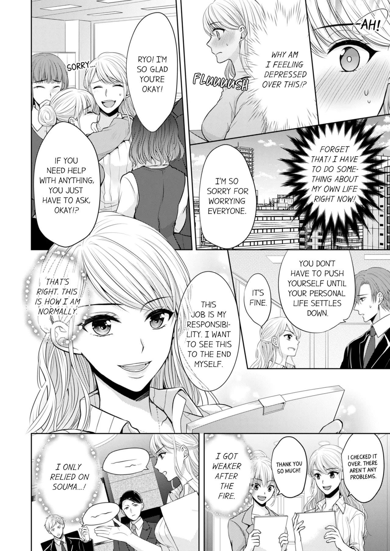 [Kawano Tanishi]Yubisaki Kara Honki no Netsujō ～ Chara Otoko Shōbōshi wa Massuguna me de Watashi o Daita ～ | Fire in His Fingertips Vol. 1-3[English] [Decensored] [Ongoing] Page 60