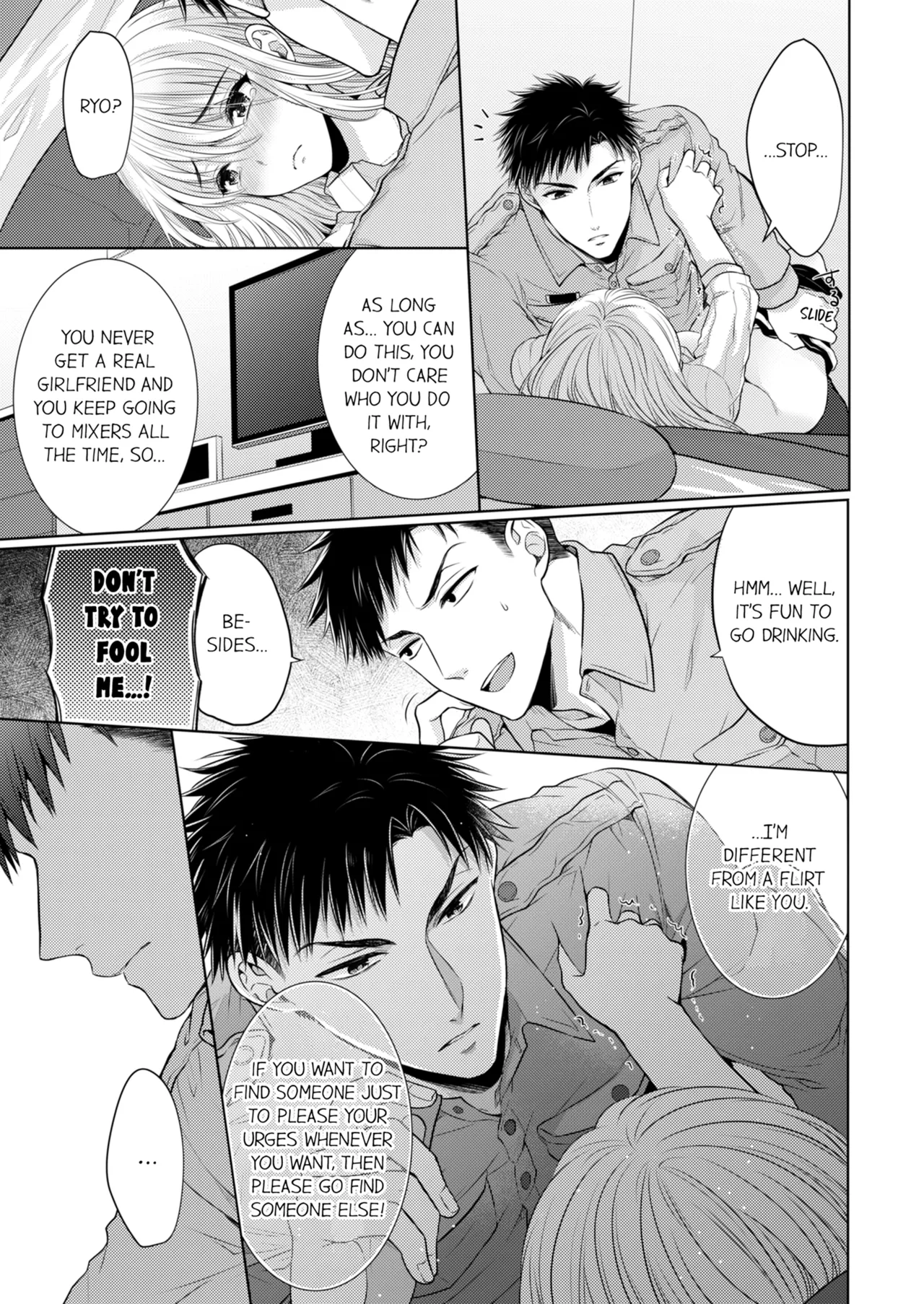 [Kawano Tanishi]Yubisaki Kara Honki no Netsujō ～ Chara Otoko Shōbōshi wa Massuguna me de Watashi o Daita ～ | Fire in His Fingertips Vol. 1-3[English] [Decensored] [Ongoing] Page 82