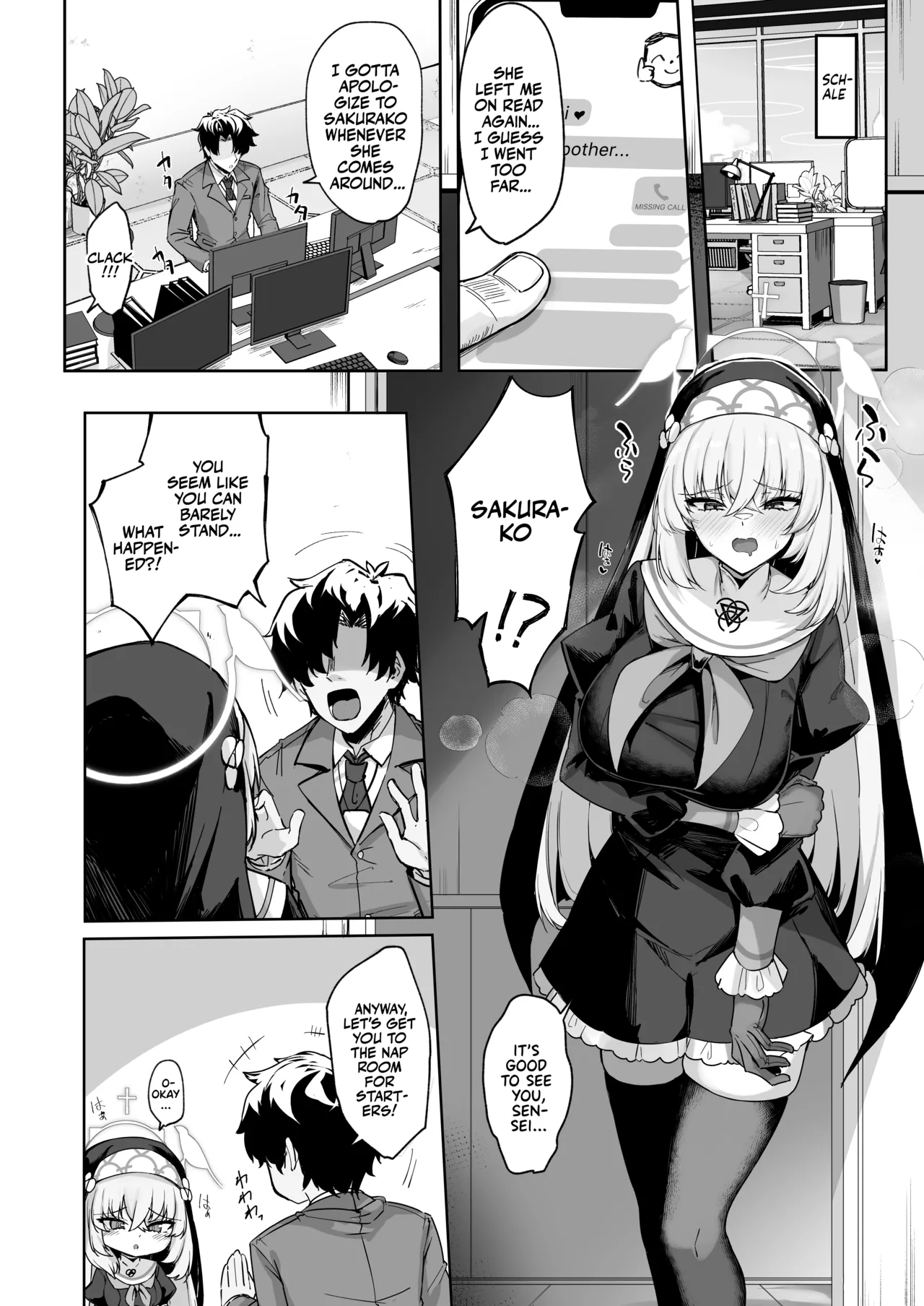 [Tiusan Kingdom (Kazamitiu)]Sakura no Sanbika | Sakura's Hymn(Blue Archive) [English] [Team Rabu2] [Digital] Page 23