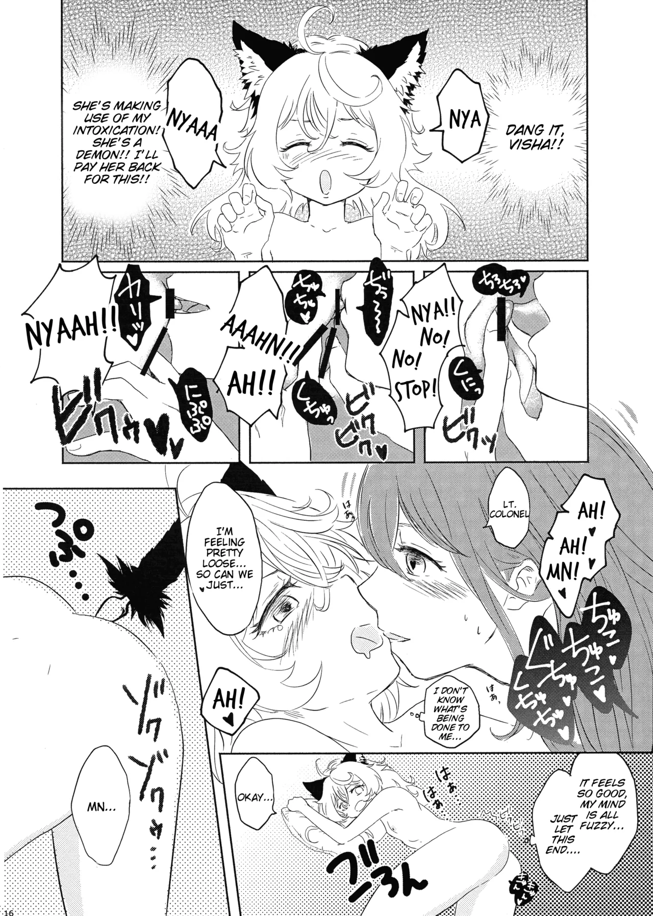 (Akihabara Chou Doujinsai) [LONGTAIL (Miso)]BONBON=CAT(Youjo Senki) [English] Page 15