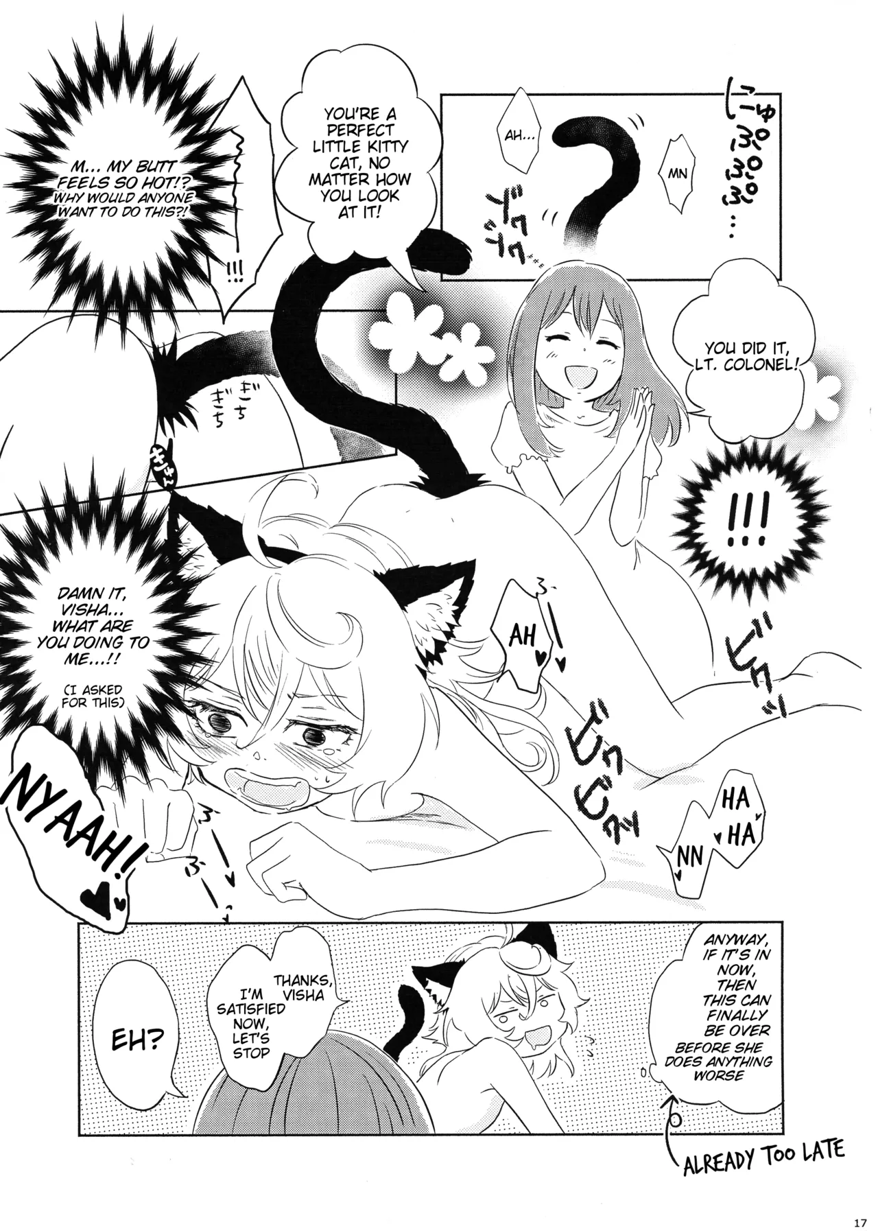 (Akihabara Chou Doujinsai) [LONGTAIL (Miso)]BONBON=CAT(Youjo Senki) [English] Page 16