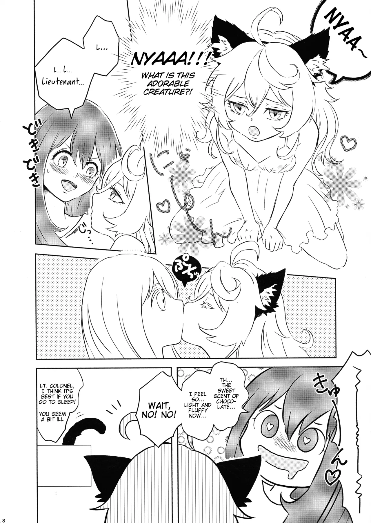 (Akihabara Chou Doujinsai) [LONGTAIL (Miso)]BONBON=CAT(Youjo Senki) [English] Page 7