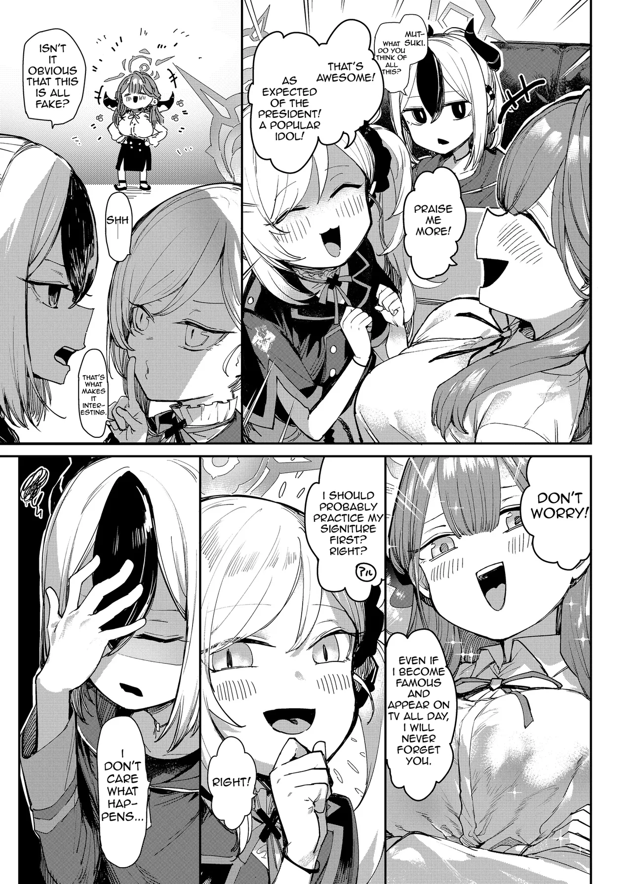 [013]President Aru Makes Her Idol Debut!？(Blue Archive) [English] [Decensored] Page 4
