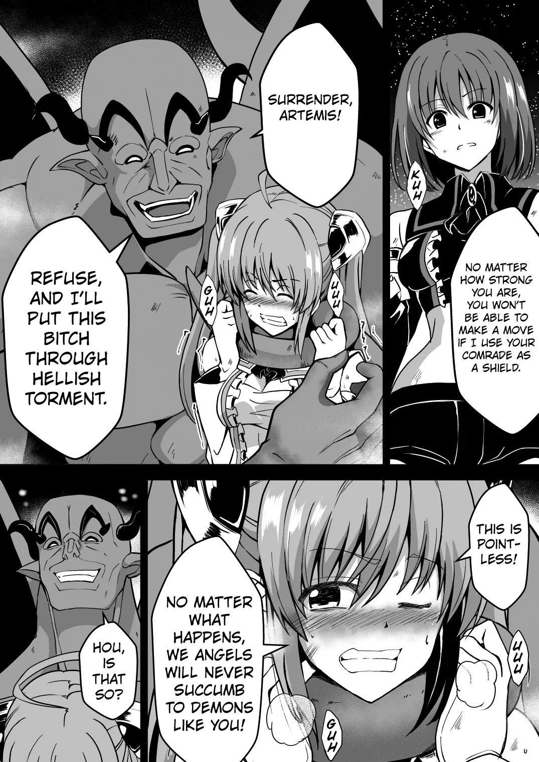 [Milk Dipper]Rankou Tenshi Arutemisu ~ Nakama o Toraware Akuma ni Okasa Reta Shōjo no Matsuro ~[English] [Kuraudo] Page 11
