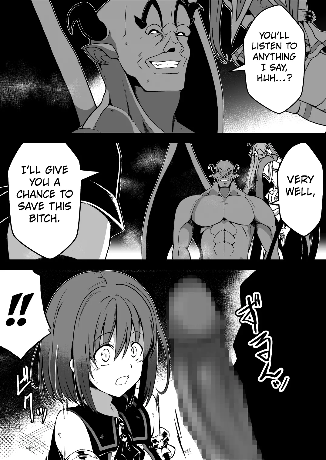 [Milk Dipper]Rankou Tenshi Arutemisu ~ Nakama o Toraware Akuma ni Okasa Reta Shōjo no Matsuro ~[English] [Kuraudo] Page 14