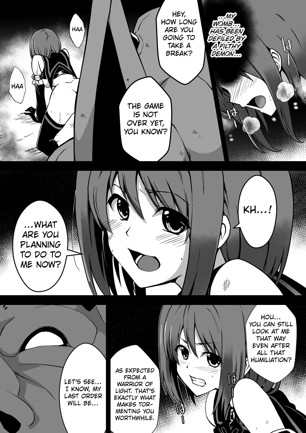 [Milk Dipper]Rankou Tenshi Arutemisu ~ Nakama o Toraware Akuma ni Okasa Reta Shōjo no Matsuro ~[English] [Kuraudo] Page 39
