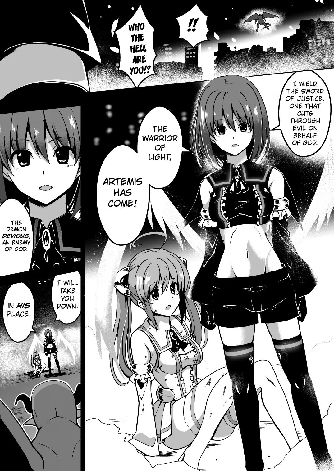 [Milk Dipper]Rankou Tenshi Arutemisu ~ Nakama o Toraware Akuma ni Okasa Reta Shōjo no Matsuro ~[English] [Kuraudo] Page 4