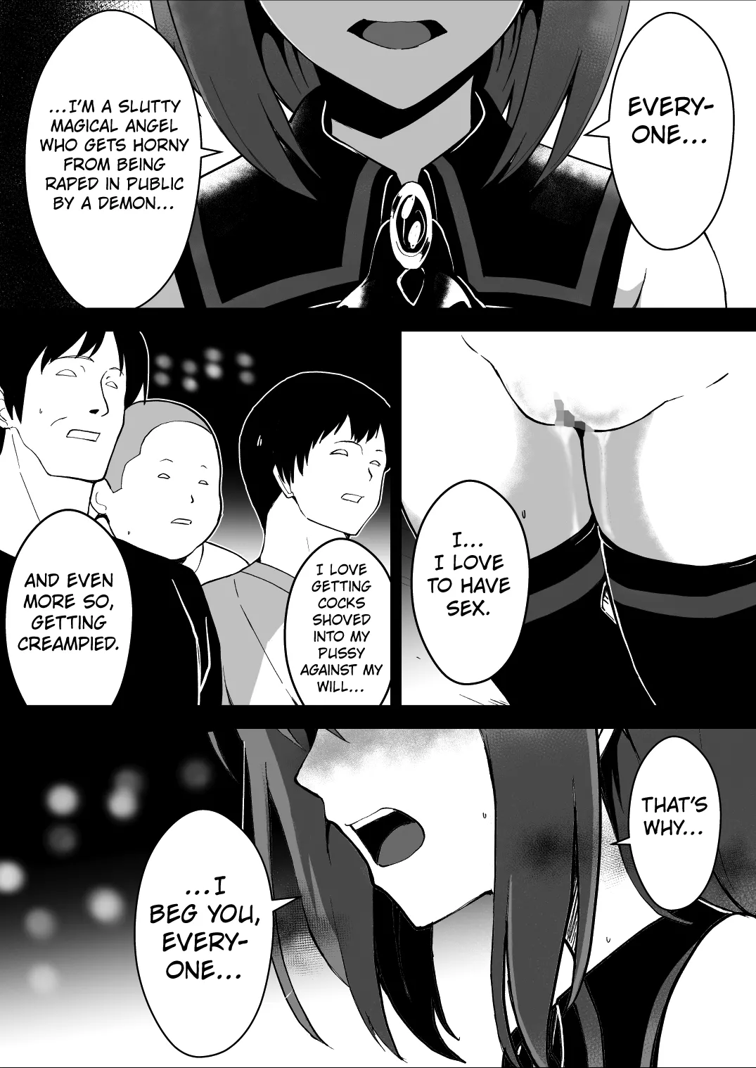 [Milk Dipper]Rankou Tenshi Arutemisu ~ Nakama o Toraware Akuma ni Okasa Reta Shōjo no Matsuro ~[English] [Kuraudo] Page 42