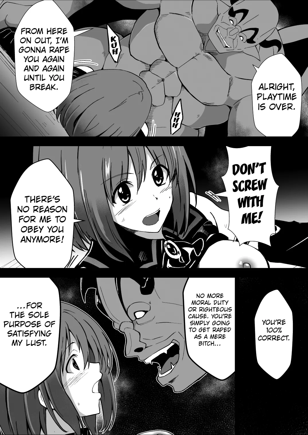[Milk Dipper]Rankou Tenshi Arutemisu ~ Nakama o Toraware Akuma ni Okasa Reta Shōjo no Matsuro ~[English] [Kuraudo] Page 58