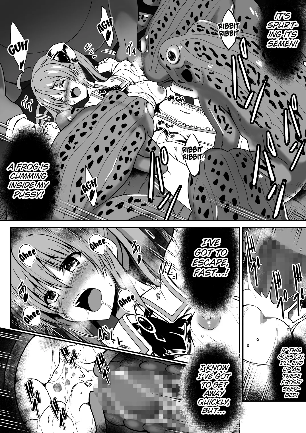[Milk Dipper]Rankou Tenshi Lumiere ~Kaeru ni Okasare Naedoko ni Sareta Shoujo no Matsuro~[English] [Kuraudo] Page 23