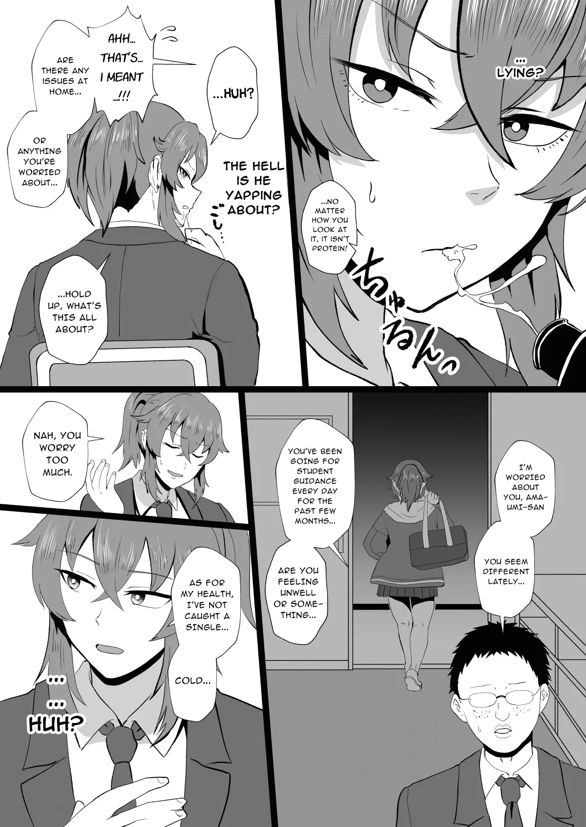 [Hotel Shikinseki (Protohotel)]"Ore, Nanka Okashii ka?" Amami Ryuuki wa Seito Shidouchuu! | "Am I Somehow Weird?" ※Amami Tatsuki is on Student Guidance![English] [Daddy Scan Me Harder!] [Decensored] [Digital] Page 26