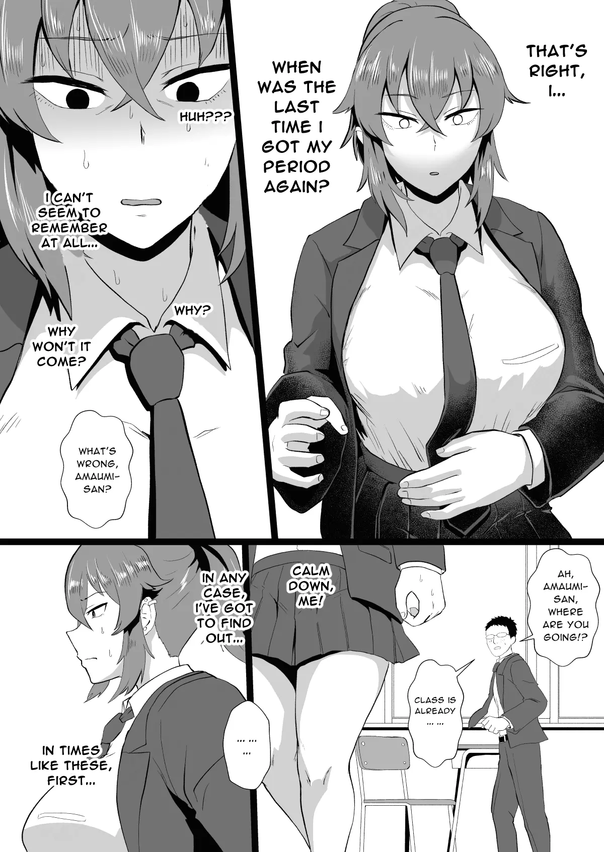 [Hotel Shikinseki (Protohotel)]"Ore, Nanka Okashii ka?" Amami Ryuuki wa Seito Shidouchuu! | "Am I Somehow Weird?" ※Amami Tatsuki is on Student Guidance![English] [Daddy Scan Me Harder!] [Decensored] [Digital] Page 27
