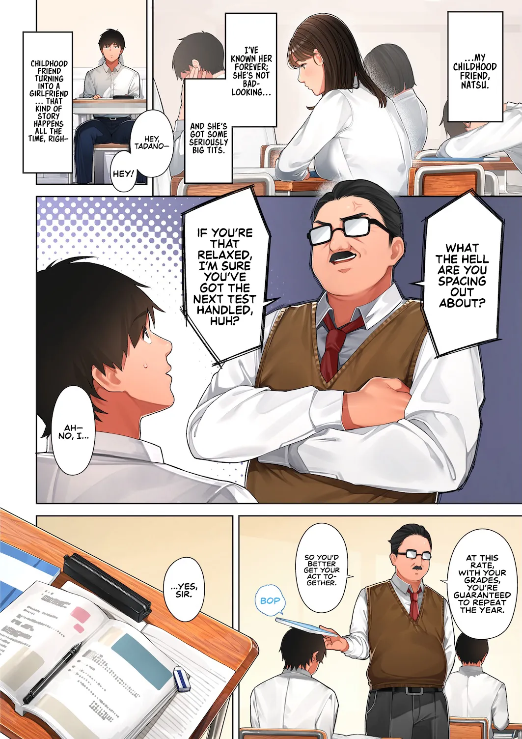 [Sakura no Tomoru Hi e]Kyouko-san wa Osananajimi no Okaa-san | Kyouko, the Mother of My Childhood Friend[English] [Sonarin迫] Page 3