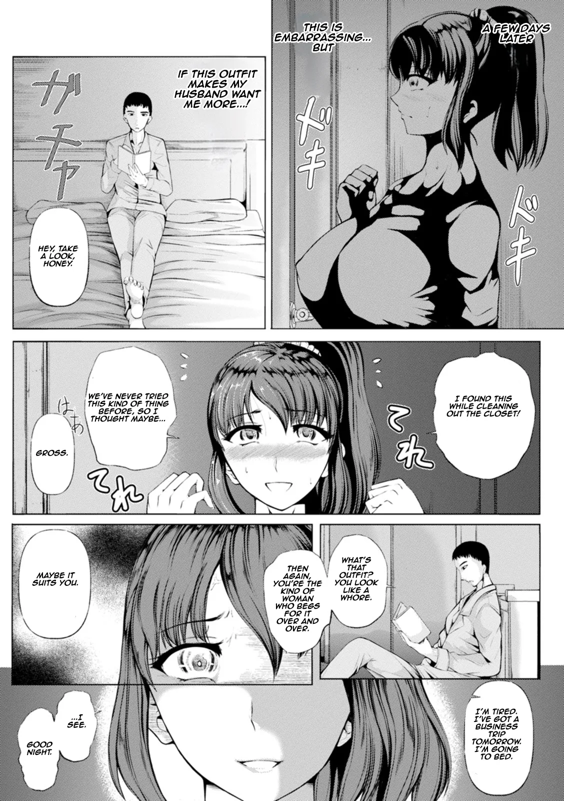 [Kanabou Tekateka]Yokkyū Fuman no Tsuma wa Zetsurin chi ￮ Po de Yogari Kuruu I The Frustrated Wife Goes Wild in Ecstasy on a Relentless Cock(WIFE FUCK LIFE ~Netotte Tanetsuke~) [English] [Aishi21] [Digital] Page 12