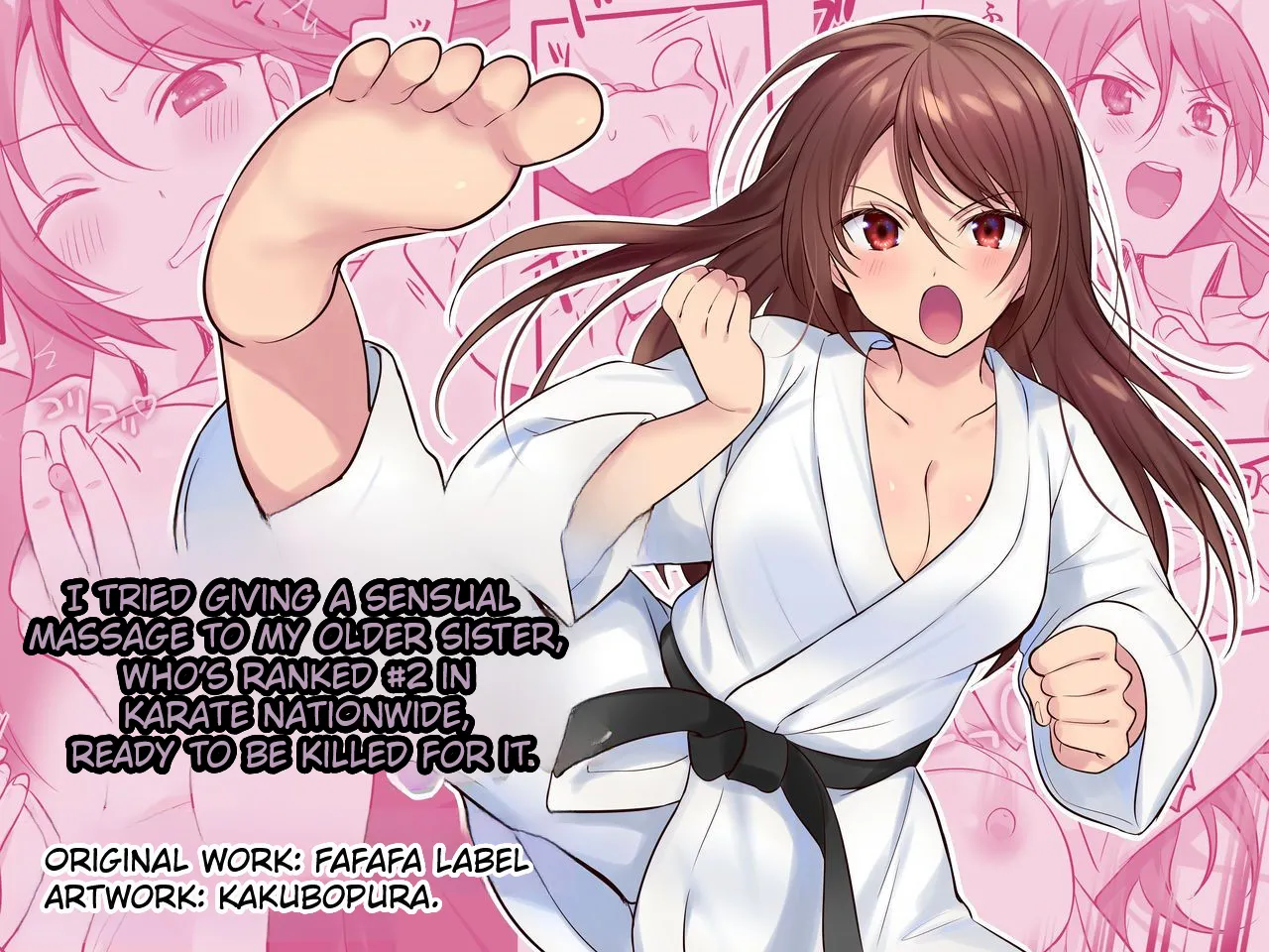 [Fafafalabel (Hiiragi Popura)]I Tried Giving a Sensual Massage to My Older Sister, Who’s Ranked #2 Nationwide in Karate - Ready to Be Killed for It.[English] [Comics Enjoyer] Page 1