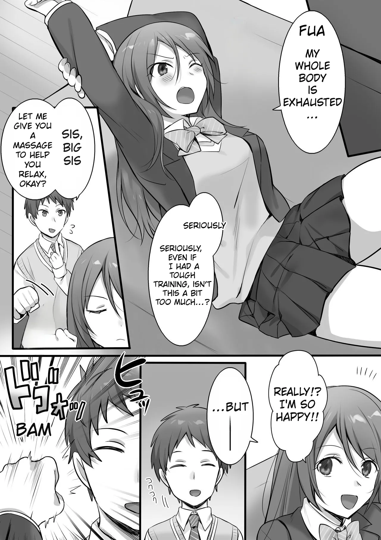 [Fafafalabel (Hiiragi Popura)]I Tried Giving a Sensual Massage to My Older Sister, Who’s Ranked #2 Nationwide in Karate - Ready to Be Killed for It.[English] [Comics Enjoyer] Page 5