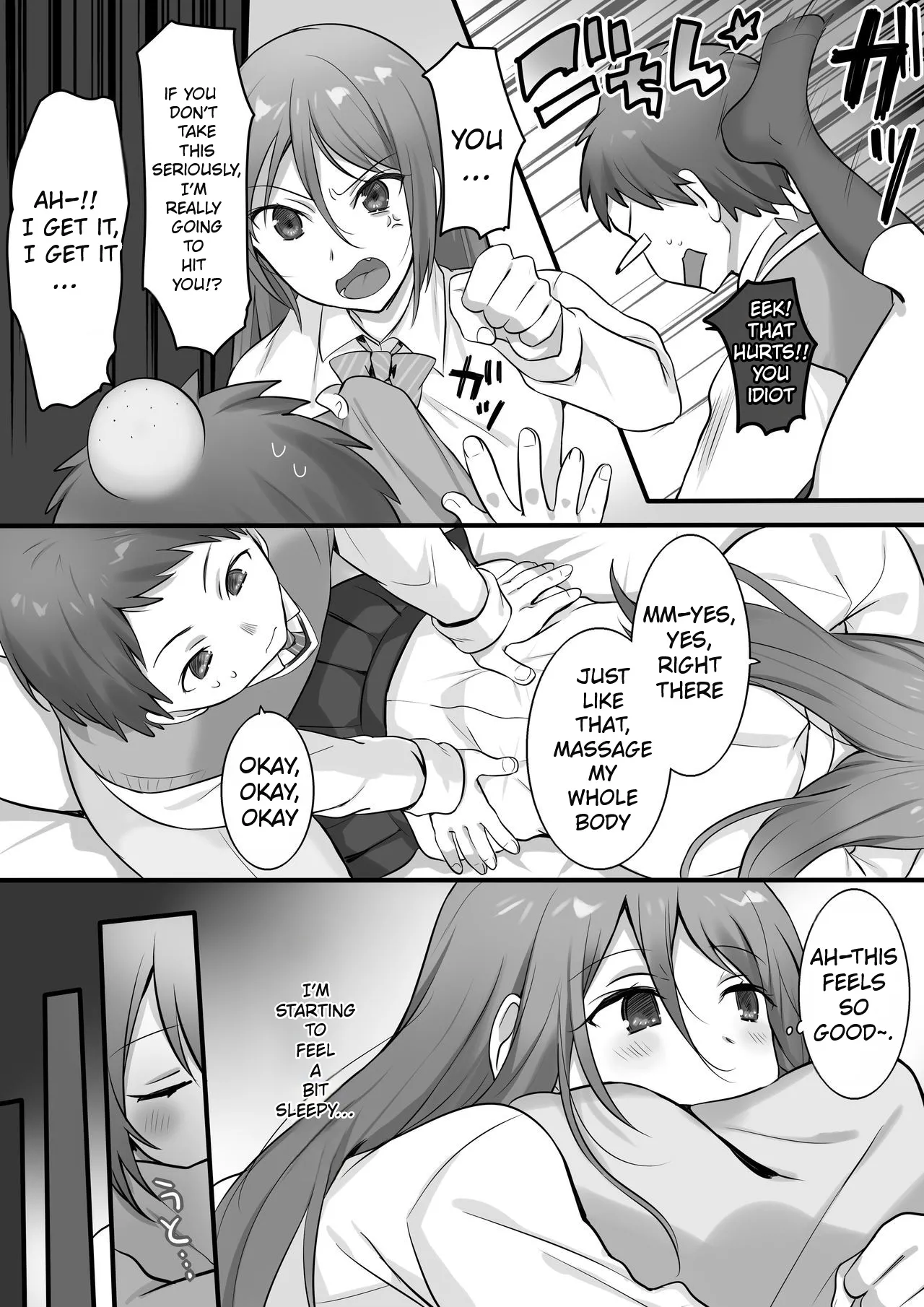 [Fafafalabel (Hiiragi Popura)]I Tried Giving a Sensual Massage to My Older Sister, Who’s Ranked #2 Nationwide in Karate - Ready to Be Killed for It.[English] [Comics Enjoyer] Page 8
