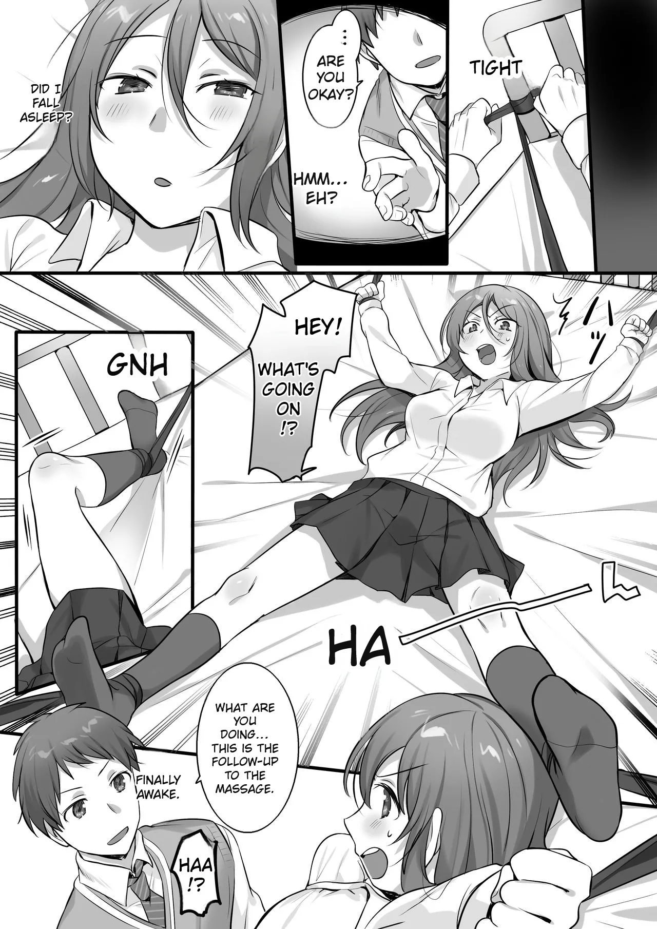 [Fafafalabel (Hiiragi Popura)]I Tried Giving a Sensual Massage to My Older Sister, Who’s Ranked #2 Nationwide in Karate - Ready to Be Killed for It.[English] [Comics Enjoyer] Page 9