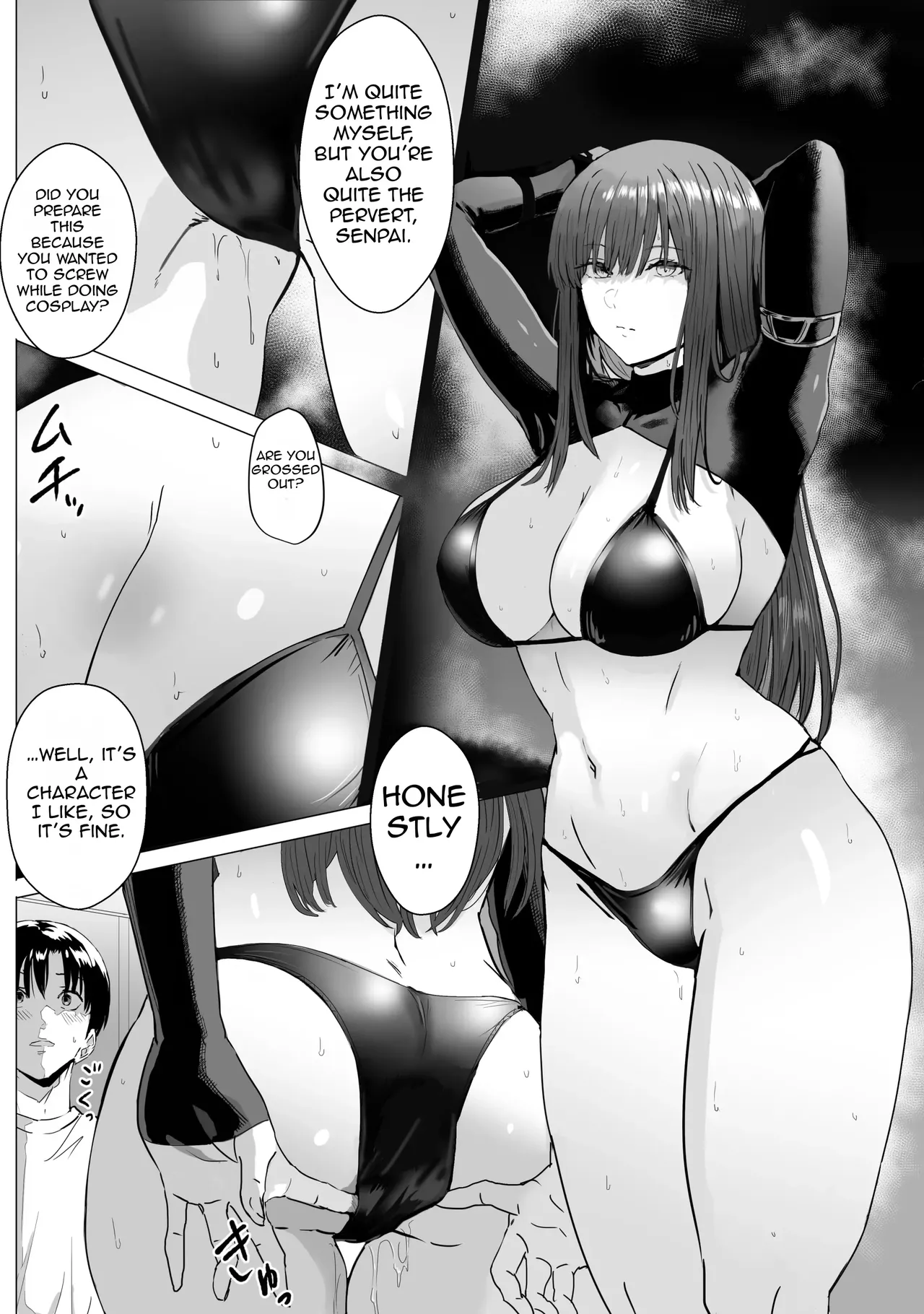 [Oburigakko]Metsuki no Warui Kidaruge na Kouhai ni Shiboritorareru | Squeezed Up By My Junior Girl Who Is Gloomy[English] [Digital] Page 34