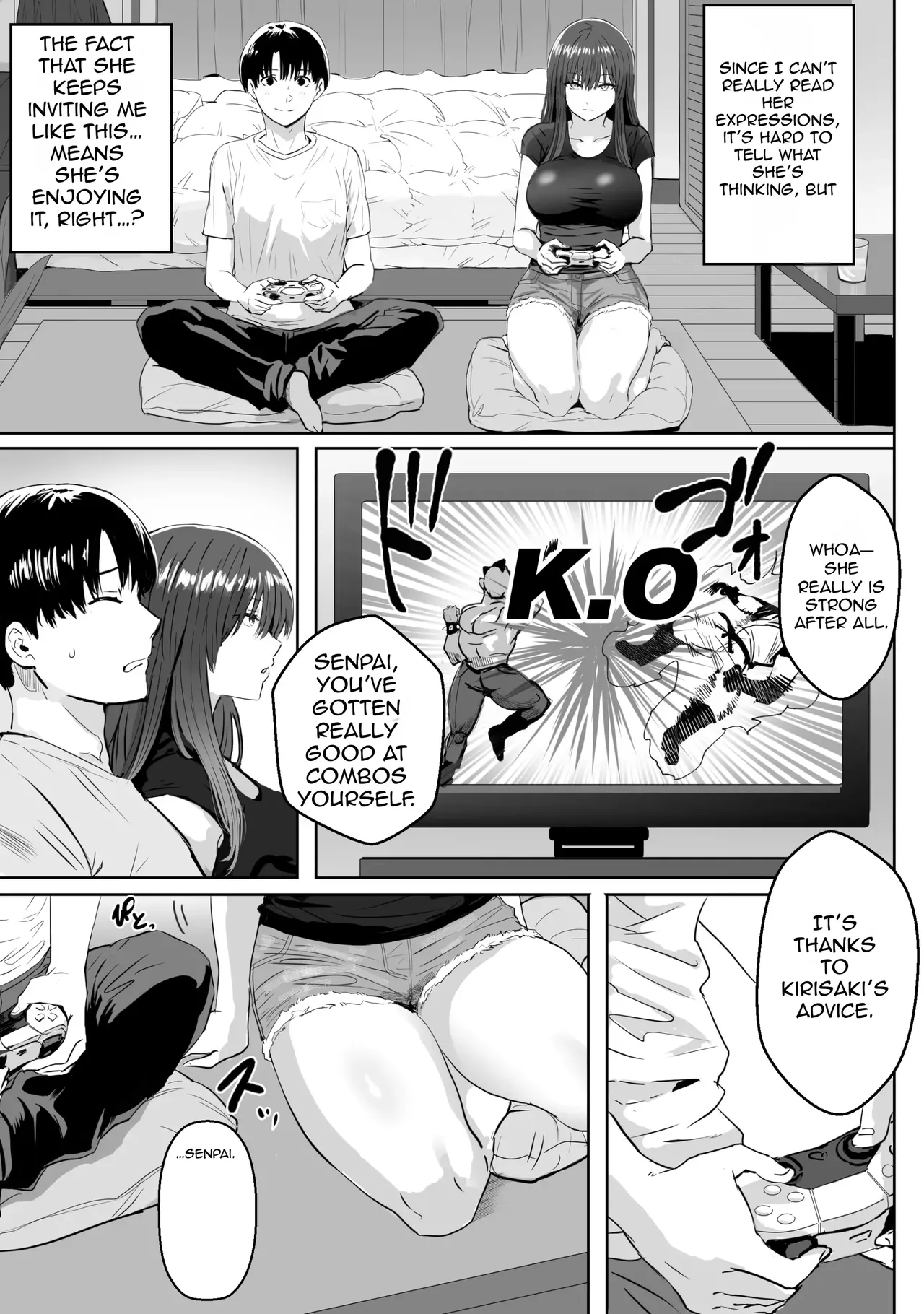 [Oburigakko]Metsuki no Warui Kidaruge na Kouhai ni Shiboritorareru | Squeezed Up By My Junior Girl Who Is Gloomy[English] [Digital] Page 5
