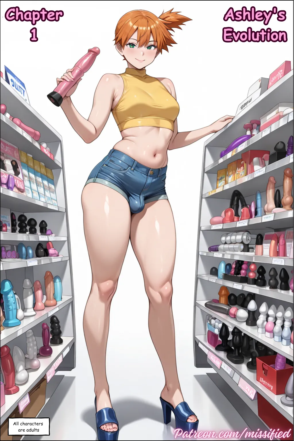 [Missified]Ashey's Evolution - Chapter 1, 2 & 3(Pokémon) [ai generated] [Digital] Page 1